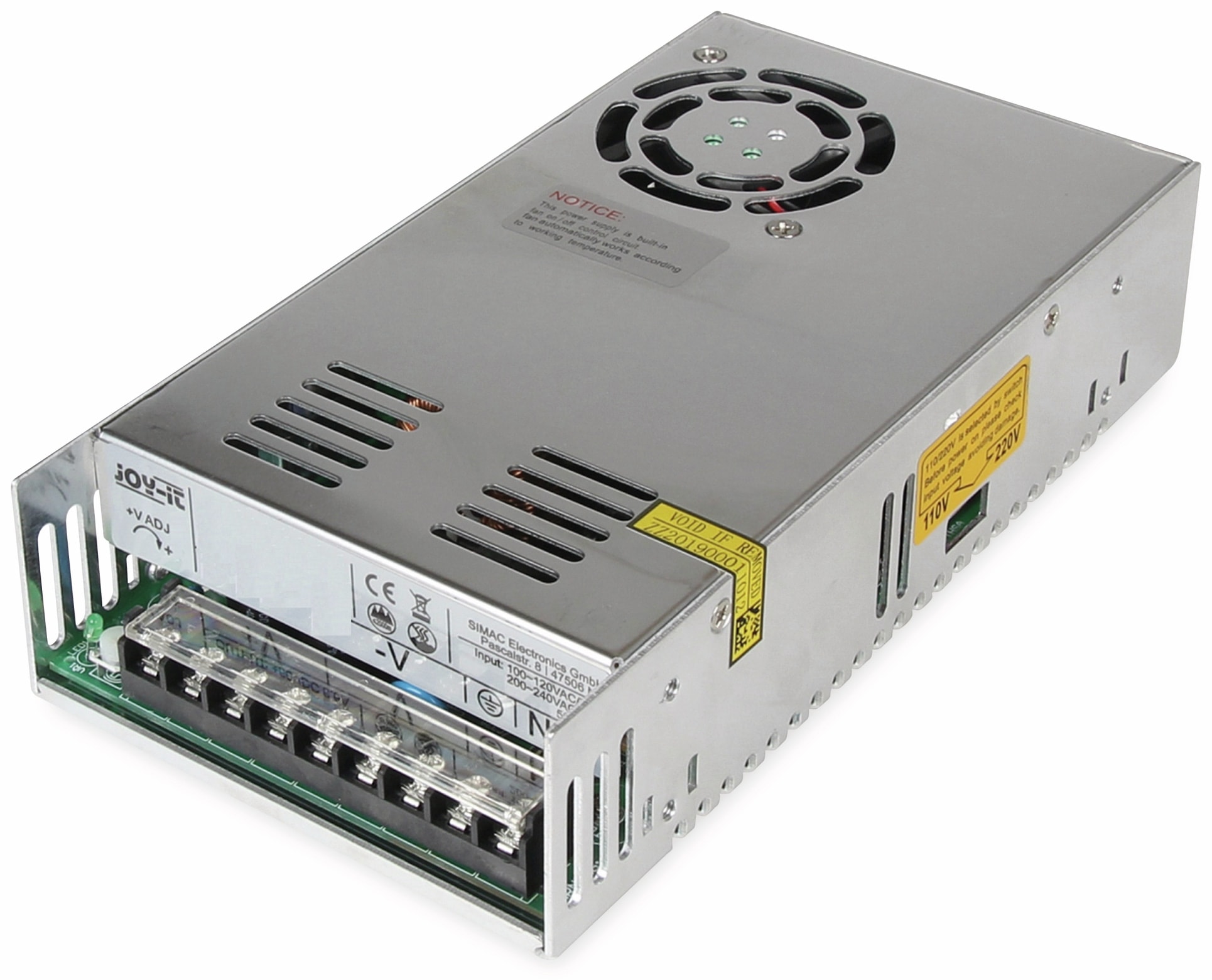 JOY-IT Netzteil für das JT-RD6012 mit 60V, 12A, 720 Watt Ausgangsstrom 115 - 230V, JT-RD6012-NT JOY-IT Netzteil für das JT-RD6012 mit 60V, 12A, 720 Watt Ausgangsstrom 115 - 230V, JT-RD6012-NT