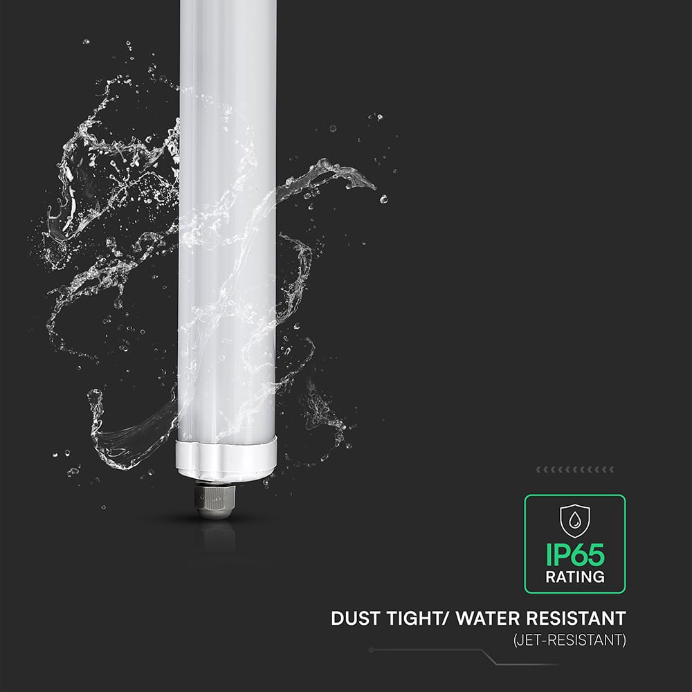 V-TAC LED-Deckenleuchte VT-2162826, EEK: E, 18W, 2430lm, 6500K, 120°, IP65, 60cm V-TAC LED-Deckenleuchte VT-2162826, EEK: E, 18W, 2430lm, 6500K, 120°, IP65, 60cm