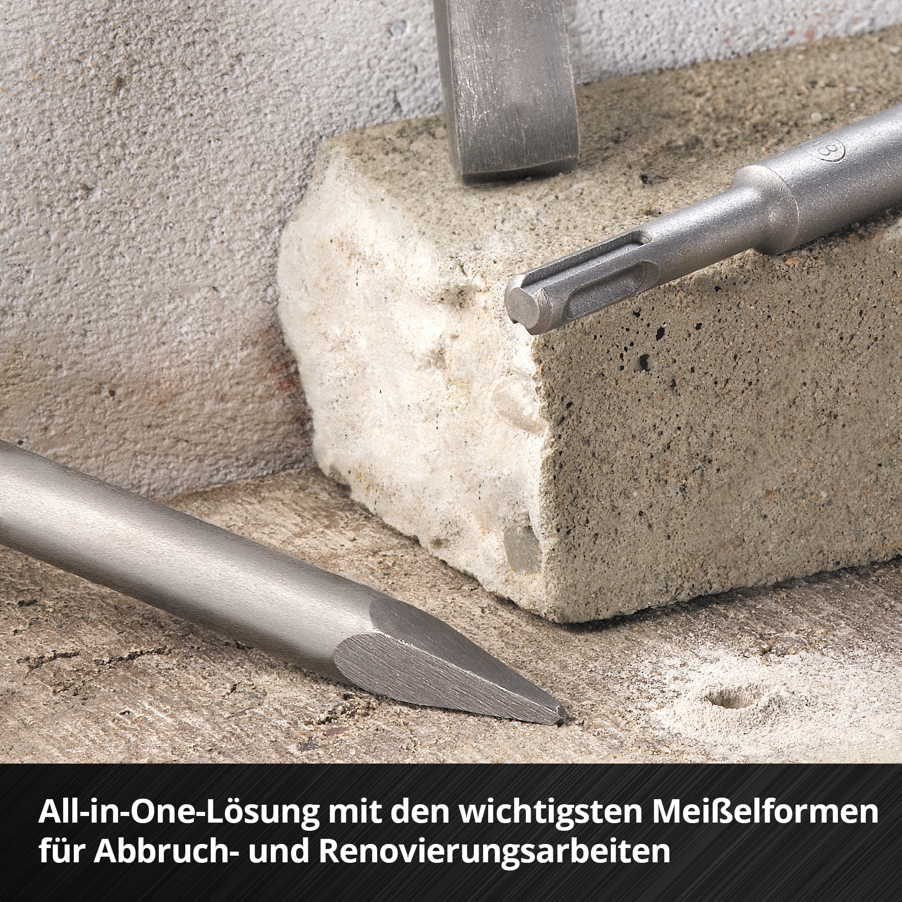 EINHELL SDS-Plus Meißel-Set 247200, 250 mm, 3-teilig EINHELL SDS-Plus Meißel-Set 247200, 250 mm, 3-teilig