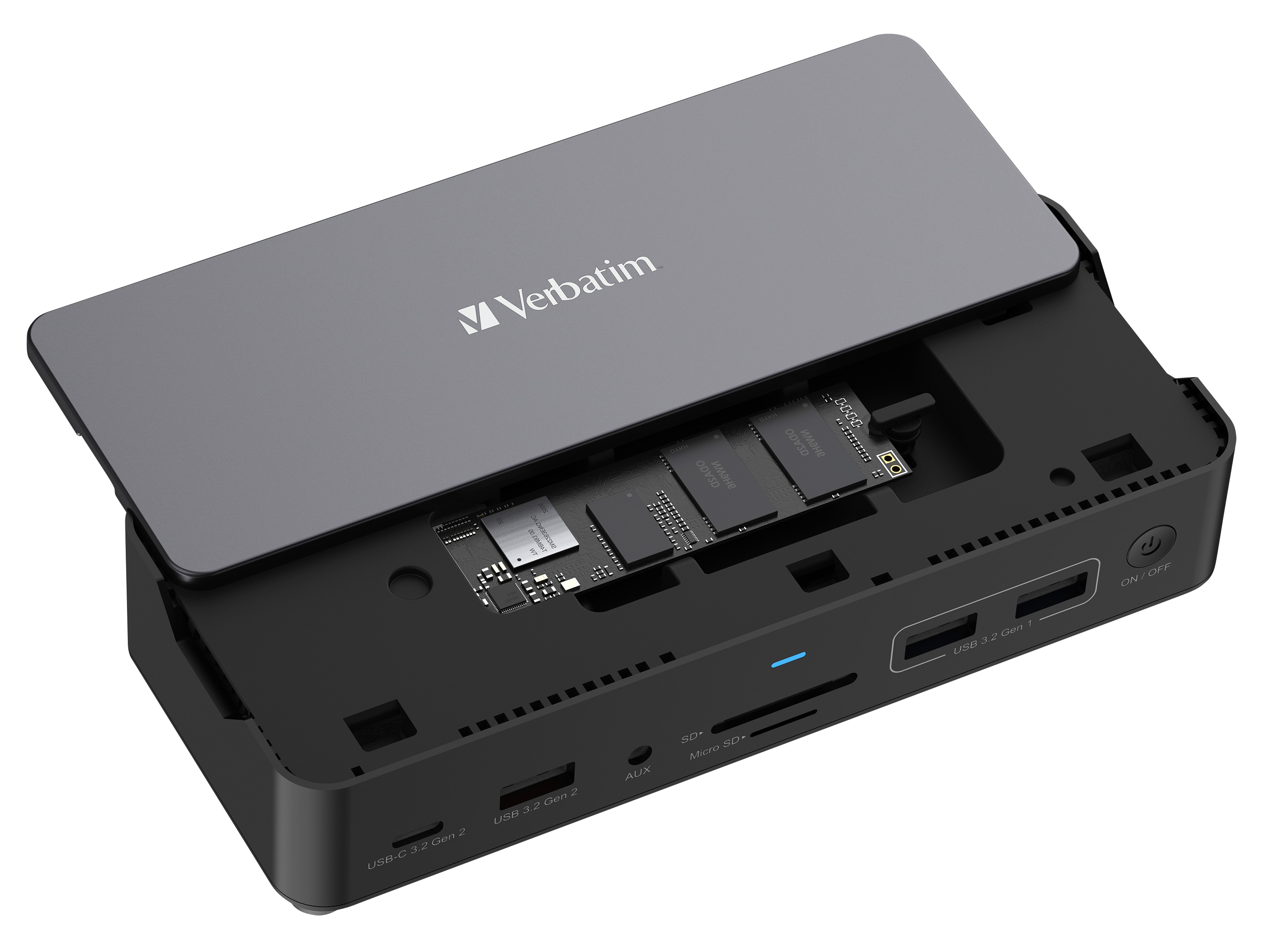 VERBATIM USB-C Pro Dockingstation CDS-15S VERBATIM USB-C Pro Dockingstation CDS-15S
