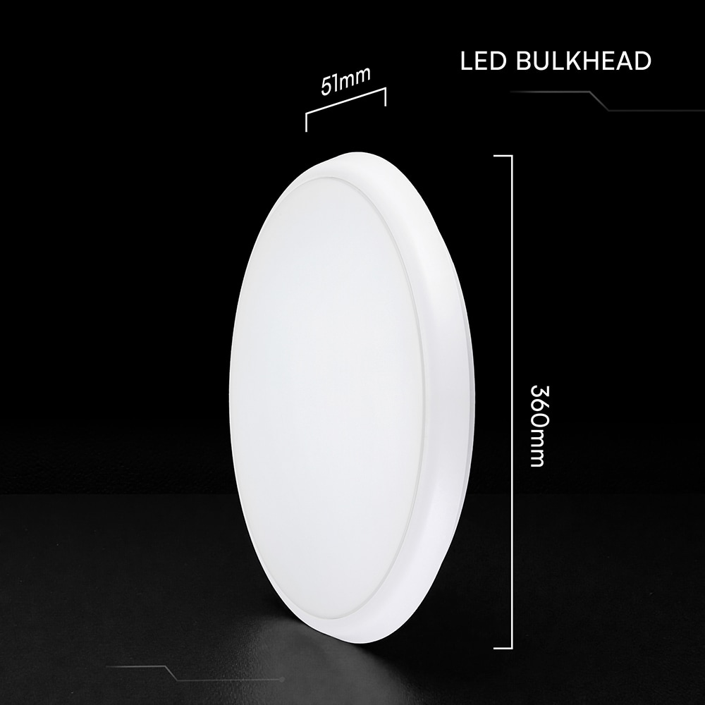 V-TAC LED-Deckenleuchte VT-24360, EEK: E, 40W, 4400lm, 2700...6500K, mit MW-Bewegungssensor V-TAC LED-Deckenleuchte VT-24360, EEK: E, 40W, 4400lm, 2700...6500K, mit MW-Bewegungssensor