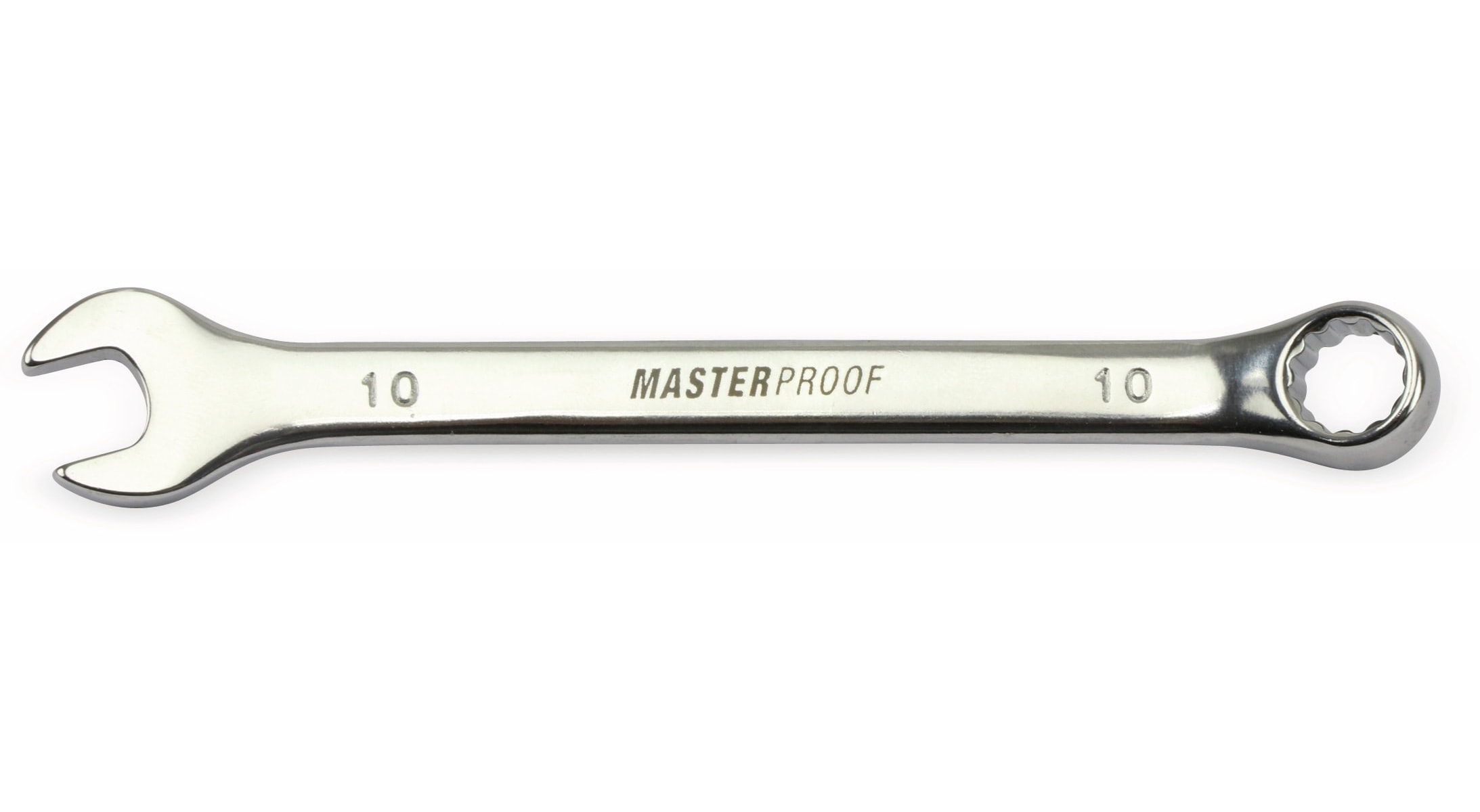 MASTERPROOF Gabel-Ringschlüssel, 10 mm MASTERPROOF Gabel-Ringschlüssel, 10 mm