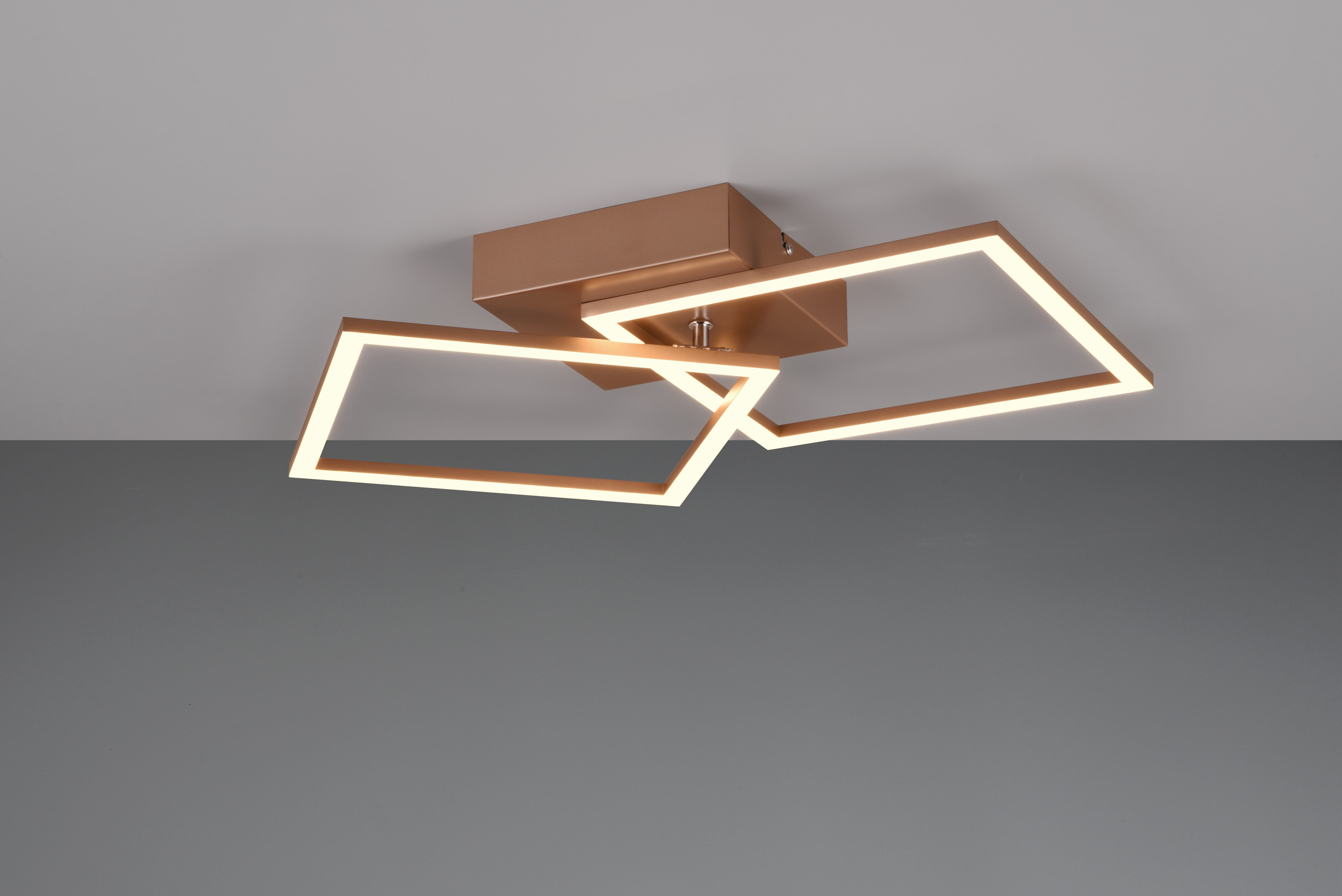 REALITY LED-Deckenleuchte Trail R64492165 coffee, 20 W, 2250 lm, 3000 K