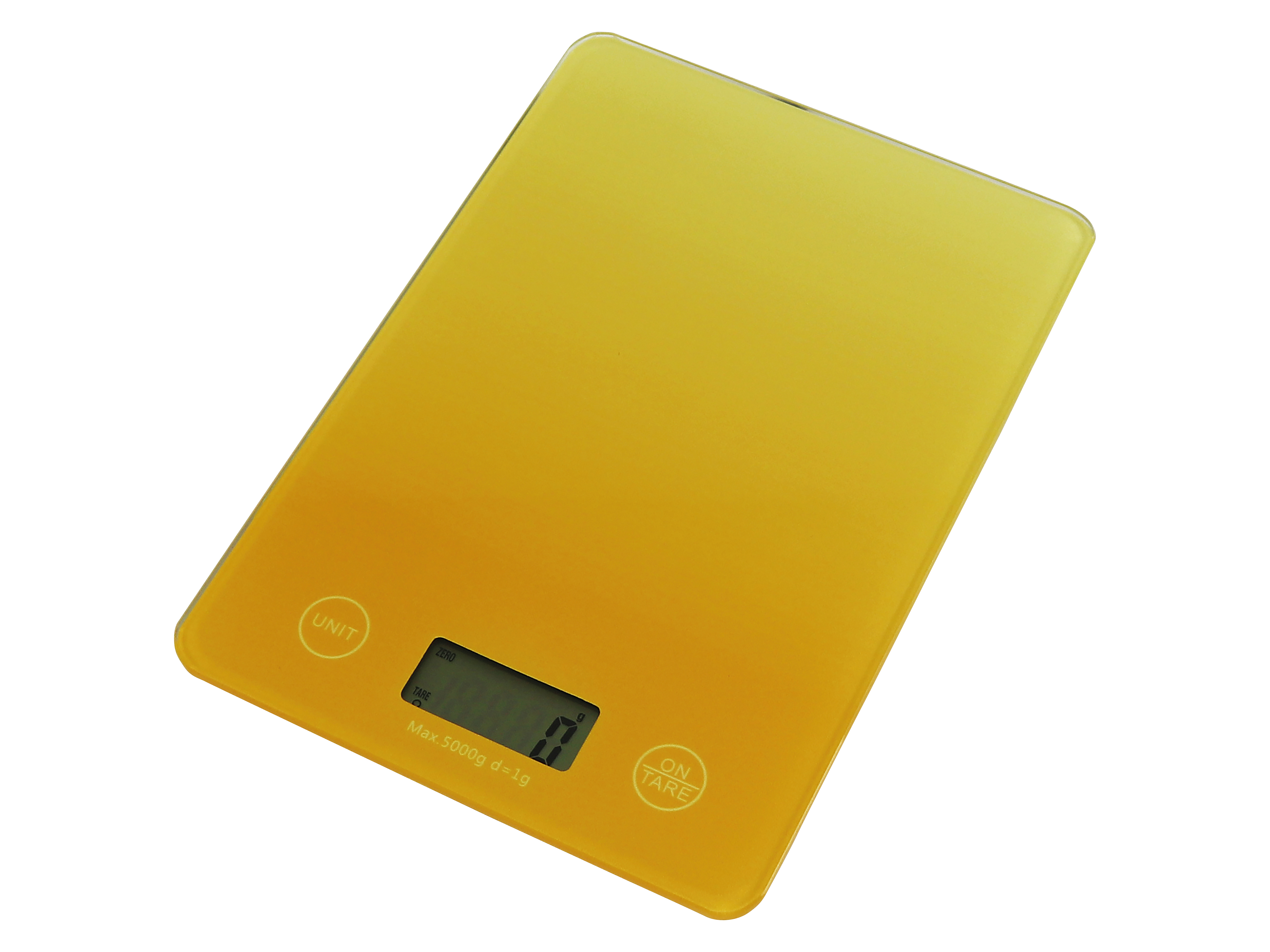 Digitale Küchenwaage, SCO-1, gelb/orange Digitale Küchenwaage, SCO-1, gelb/orange