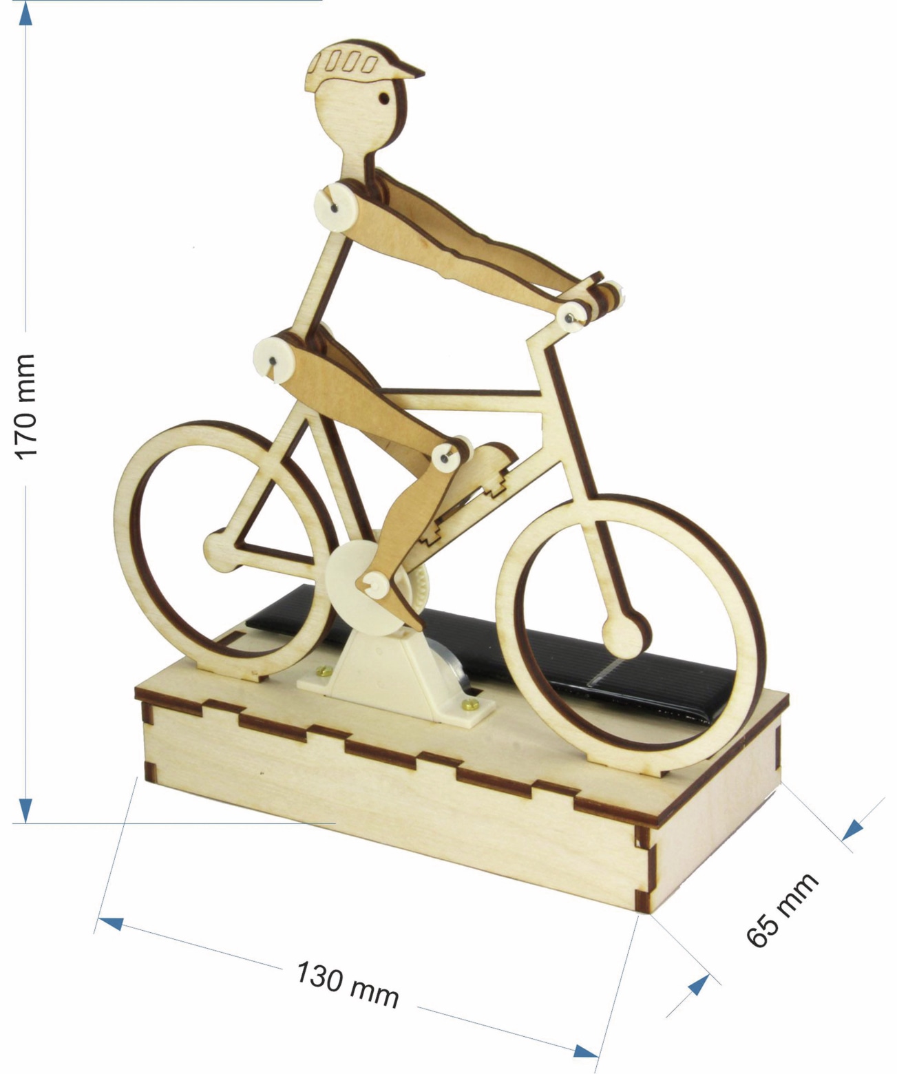 SOL-EXPERT Bausatz, Solar Radler / E-Biker, Holzbausatz zum Selberbauen SOL-EXPERT Bausatz, Solar Radler / E-Biker, Holzbausatz zum Selberbauen