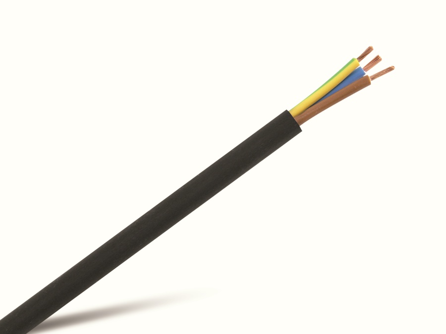 RAUTRONIC PVC-Schlauchleitung H03VV-F, 3G0,75, 10 m, schwarz RAUTRONIC PVC-Schlauchleitung H03VV-F, 3G0,75, 10 m, schwarz