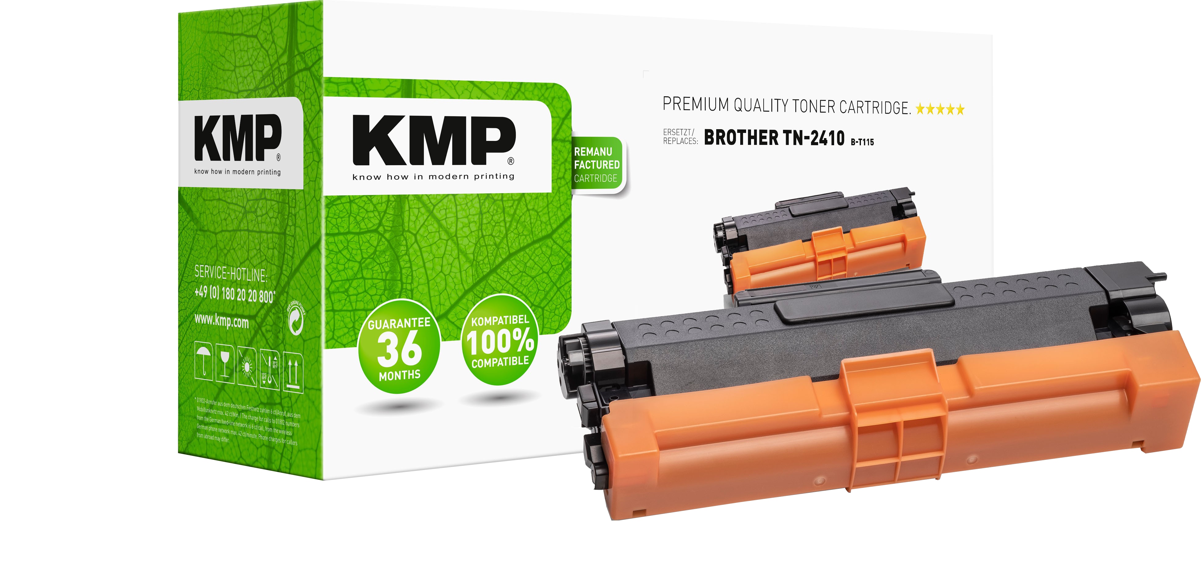 KMP Tonerkartusche B-T67 ersetzt Brother TN-2410 KMP Tonerkartusche B-T67 ersetzt Brother TN-2410