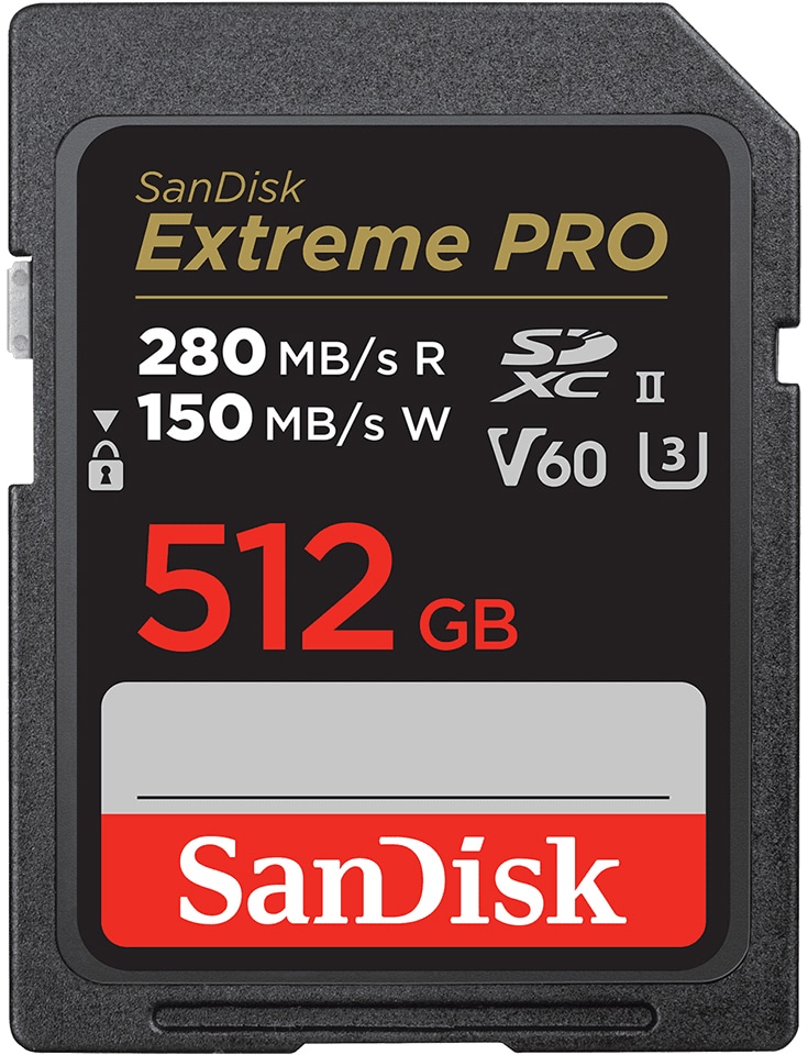 SANDISK SD-Card Extreme Pro UHS-II V60 512GB SANDISK SD-Card Extreme Pro UHS-II V60 512GB