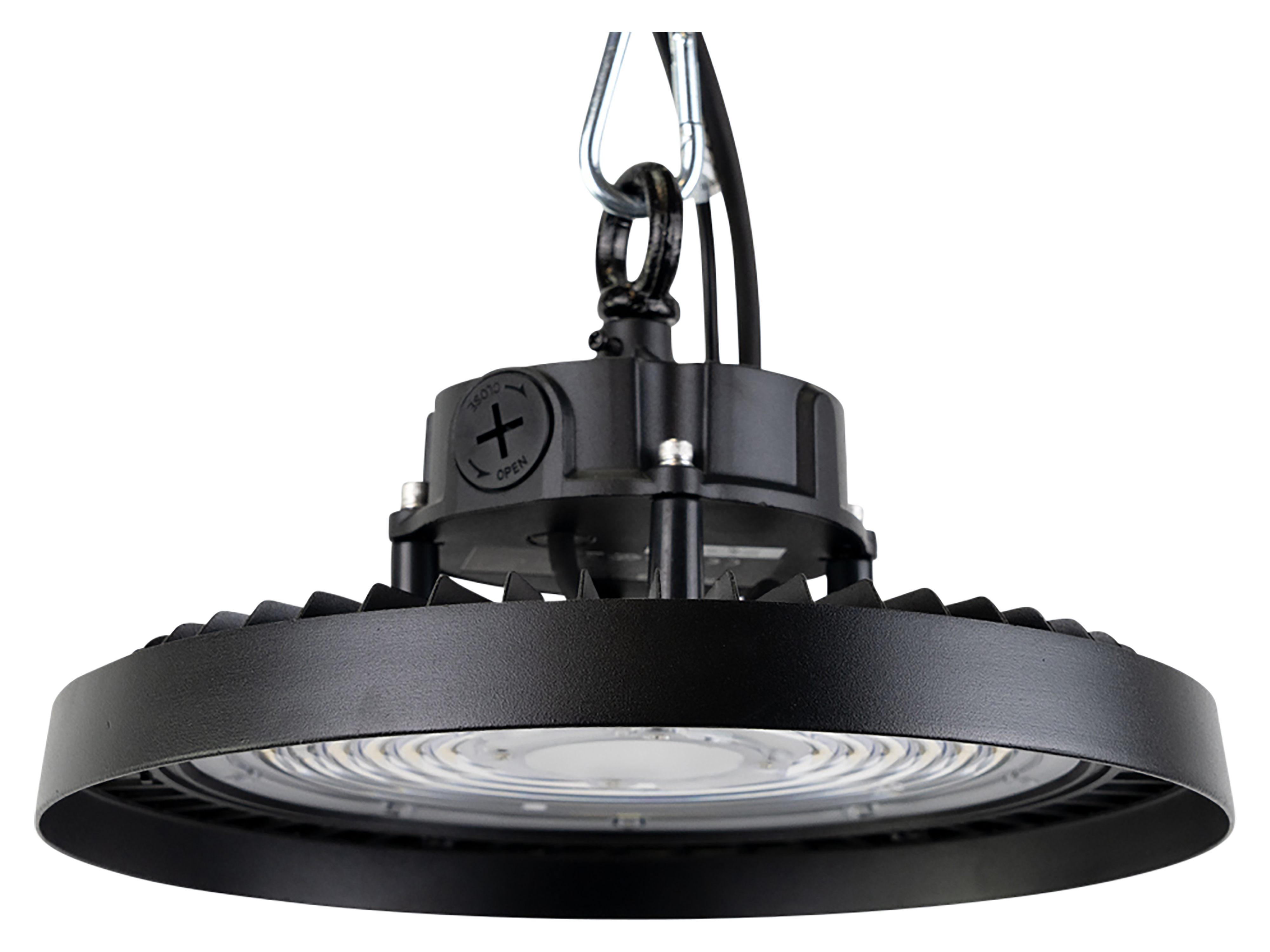 ENOVALITE LED-Highbay-Leuchte, UFO, EEK: C, 200W, 34000lm, 4000K, schwarz ENOVALITE LED-Highbay-Leuchte, UFO, EEK: C, 200W, 34000lm, 4000K, schwarz
