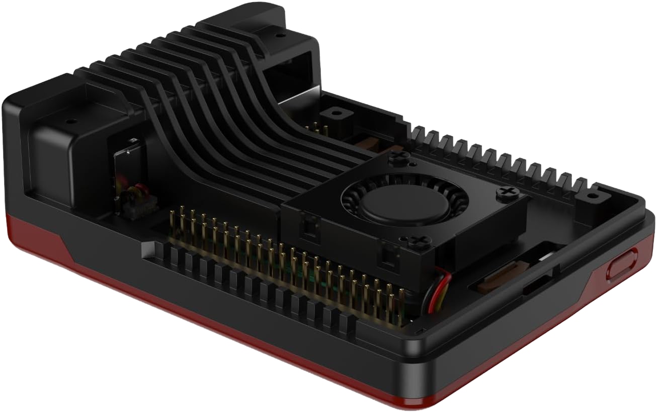 ARGON NEO 5 BRED Aluminiumgehäuse für Raspberry PI 5, NEOCASEPI5 ARGON NEO 5 BRED Aluminiumgehäuse für Raspberry PI 5, NEOCASEPI5