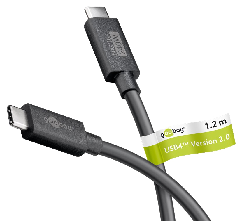 GOOBAY USB-C Kabel 74376 USB4 240W GOOBAY USB-C Kabel 74376 USB4 240W