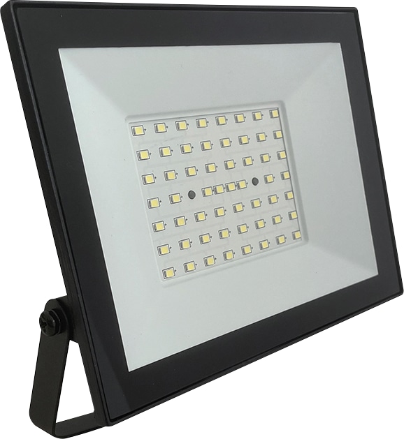 V-TAC LED-Fluter, VT-44054, 50 W, 6500K, EEK: F, 4000 lm, kaltweiß, IP65, schwarz