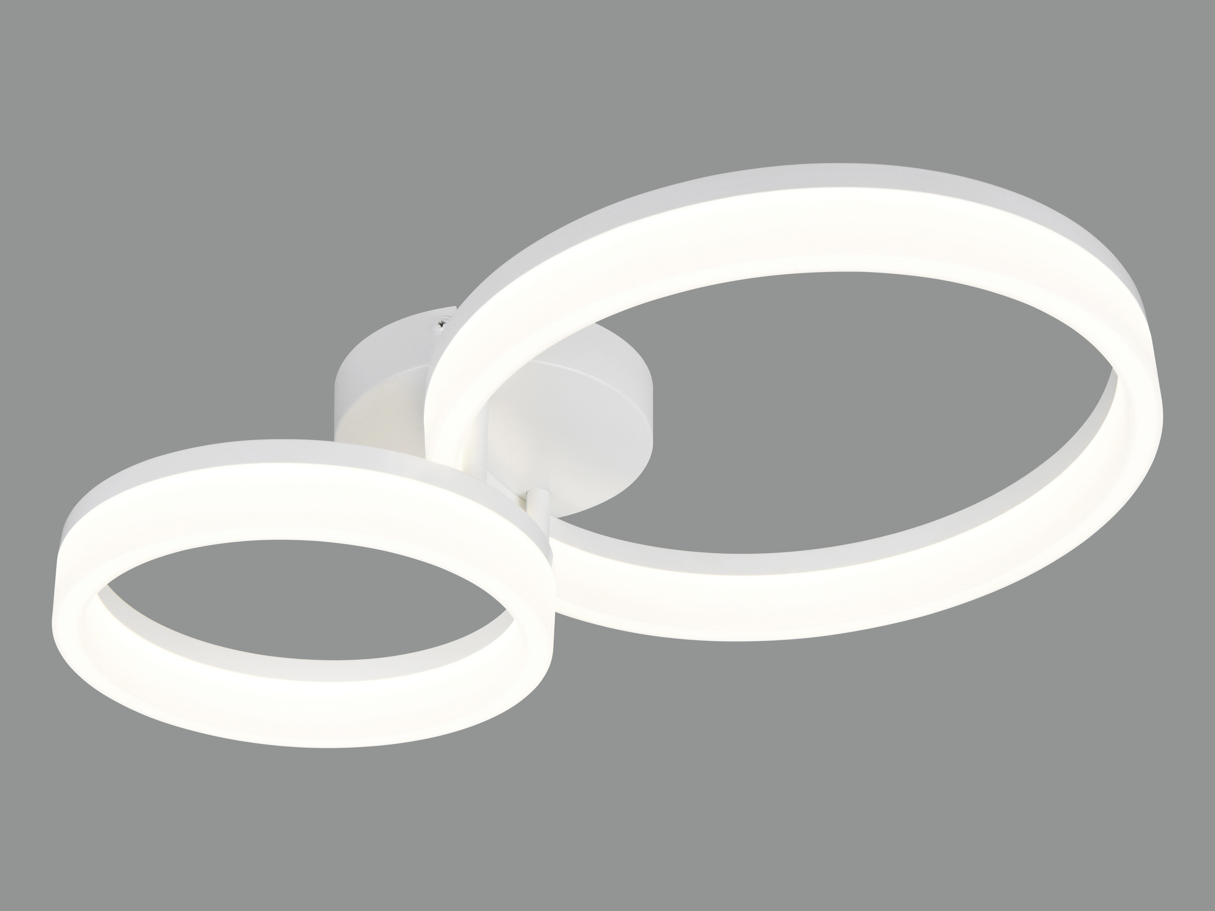 REALITY LED-Deckenleuchte Scope R63601231, 22W, 4000K, 3000lm, neutralweiß, IP20, weiß