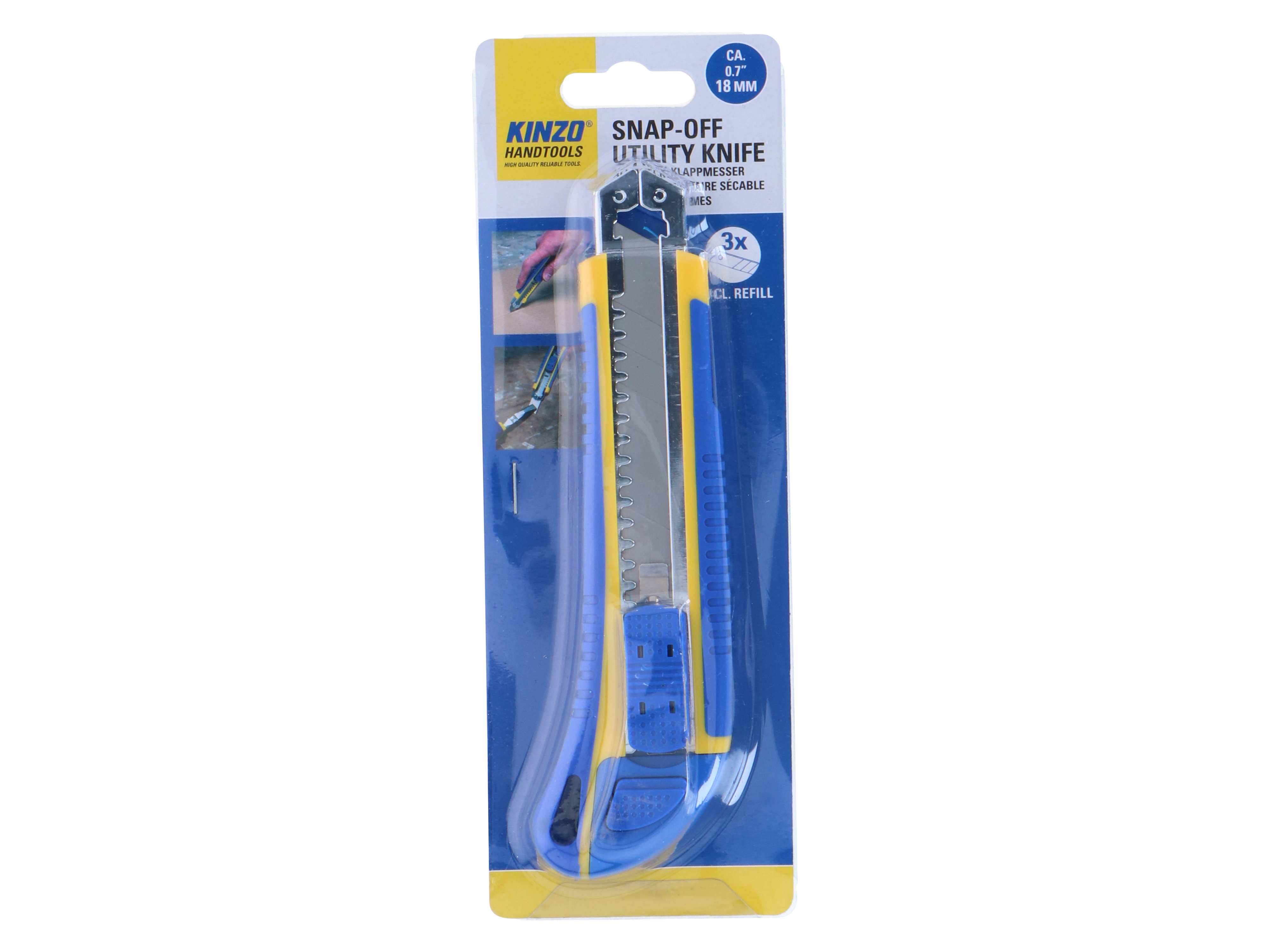 KINZO, Cuttermesser, 18 mm KINZO, Cuttermesser, 18 mm