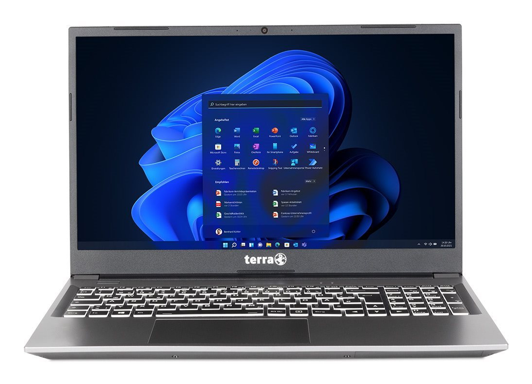 TERRA Notebook Mobile 1500P R5-7430U W11, 39,6cm (15,6"), FullHD, AMD Ryzen™ 5 7430U, 16GB DDR4, 500GB SSD, Windows 11 Home TERRA Notebook Mobile 1500P R5-7430U W11, 39,6cm (15,6"), FullHD, AMD Ryzen™ 5 7430U, 16GB DDR4, 500GB SSD, Windows 11 Home