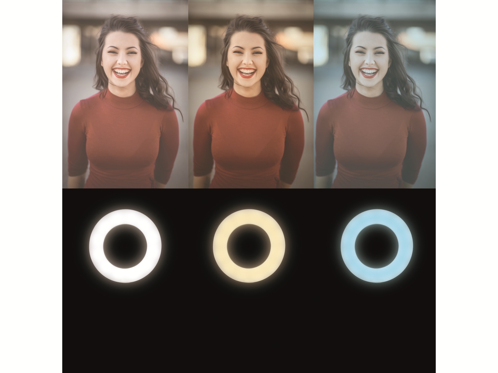 LOGILINK Smartphone-LED-Ringlicht AA0151, Ø 20 cm, Lichtregler LOGILINK Smartphone-LED-Ringlicht AA0151, Ø 20 cm, Lichtregler