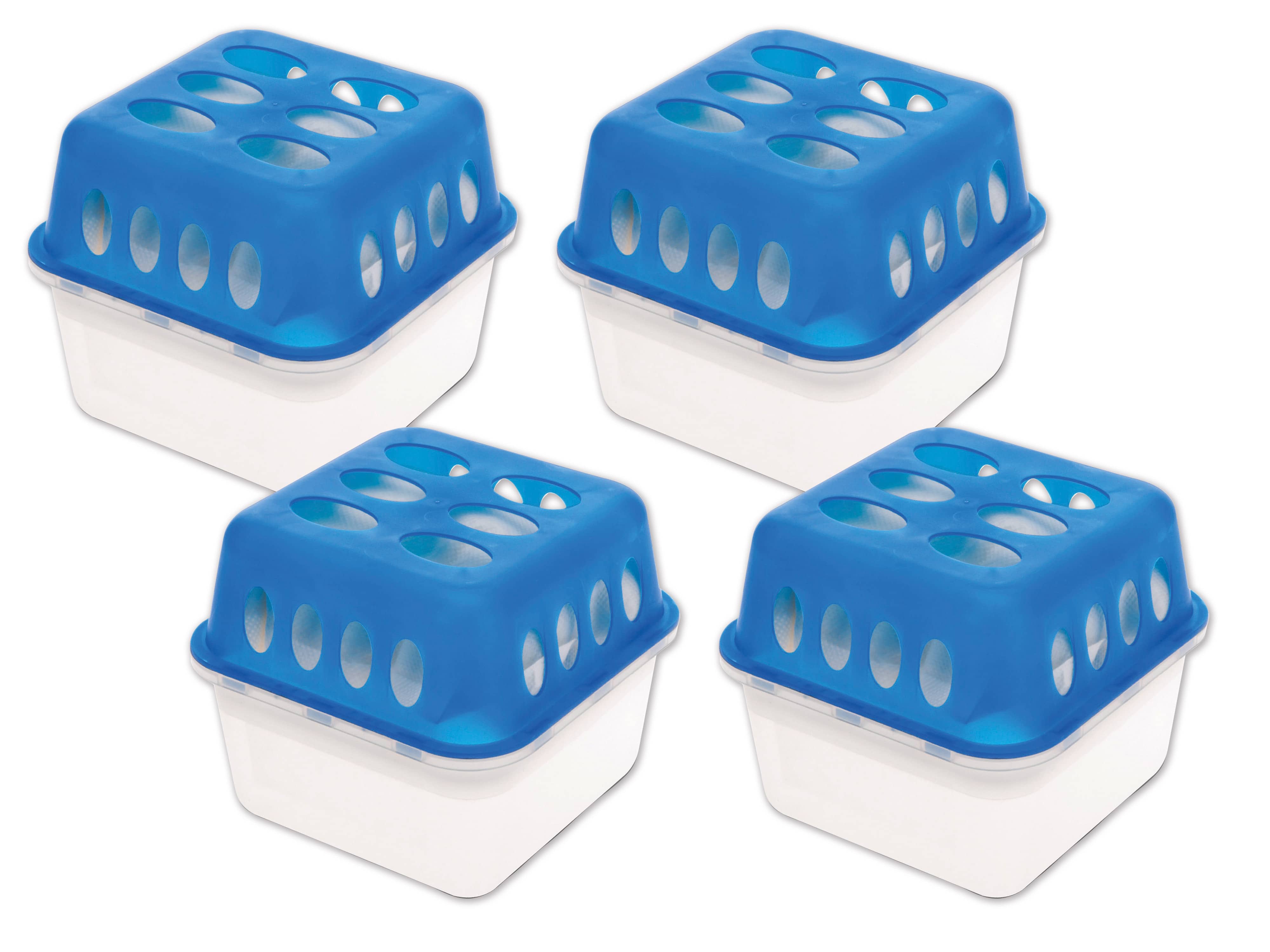 4er Set Luftentfeuchter, inkl. 8x 400 g Granulat 4er Set Luftentfeuchter, inkl. 8x 400 g Granulat