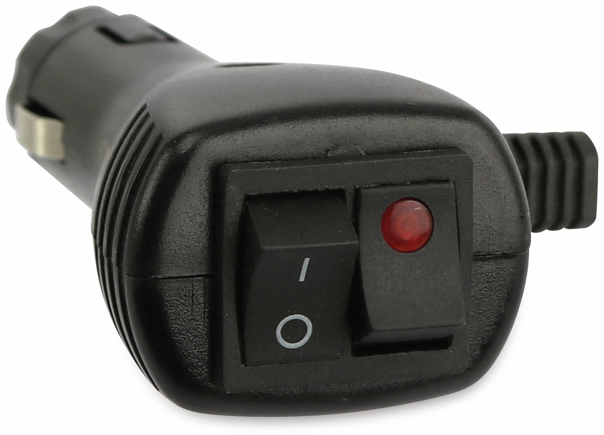Zigarettenanzünder-Stecker mit Schalter und Taster Zigarettenanzünder-Stecker mit Schalter und Taster
