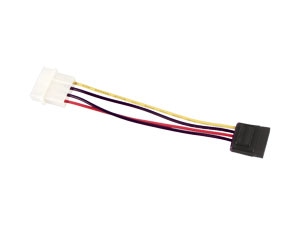 SATA-Stromversorgungsadapter, 5,25"-Stecker auf SATA-Stecker SATA-Stromversorgungsadapter, 5,25"-Stecker auf SATA-Stecker