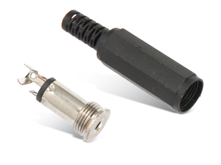S-IMPULS Klinkenkupplung, 2,5mm, mono, Kunststoff S-IMPULS Klinkenkupplung, 2,5mm, stereo, Kunststoff