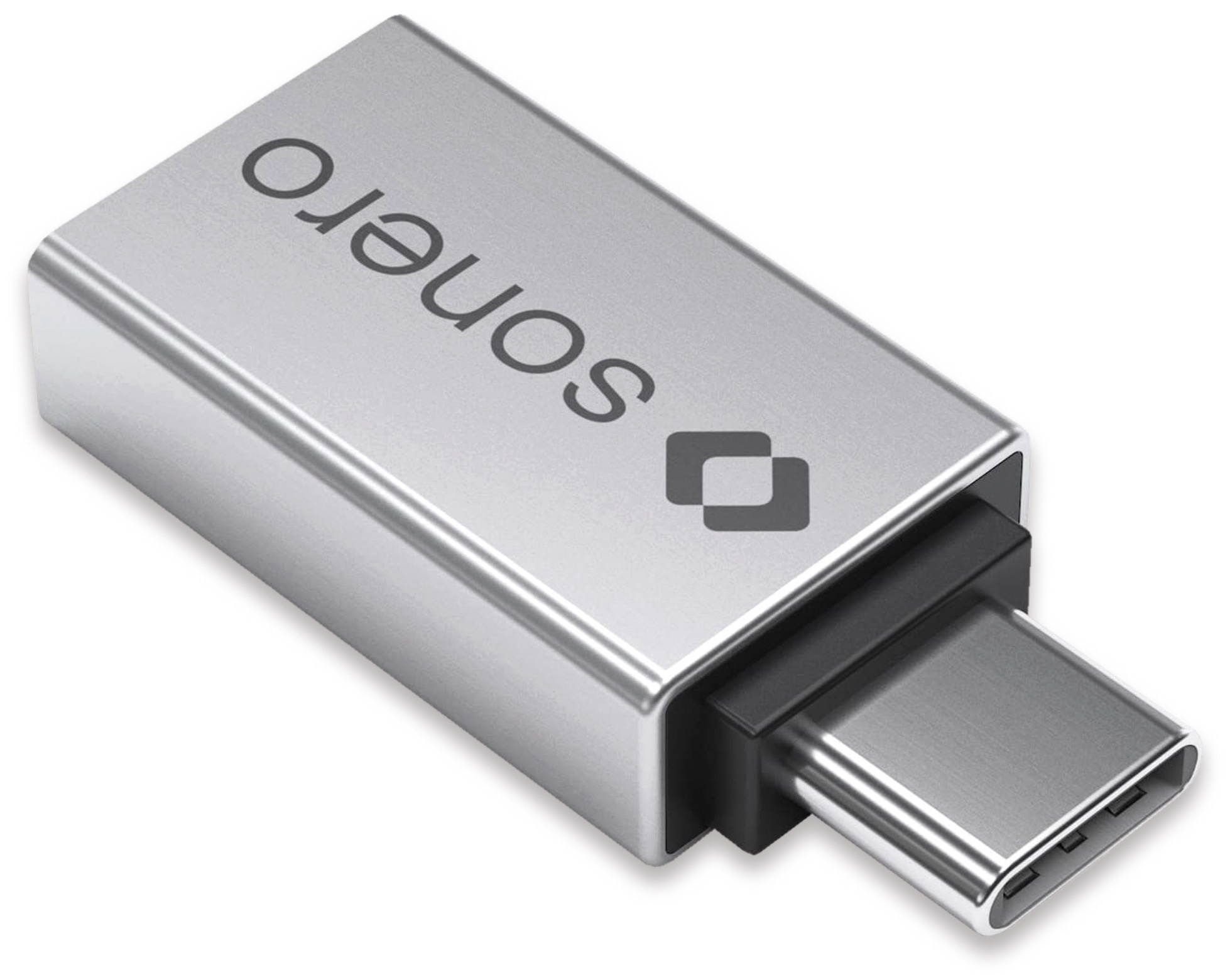 SONERO USB-Adapter Premium X-UA100, USB-C Stecker auf USB-A Buchse, silber SONERO USB-Adapter Premium X-UA100, USB-C Stecker auf USB-A Buchse, silber