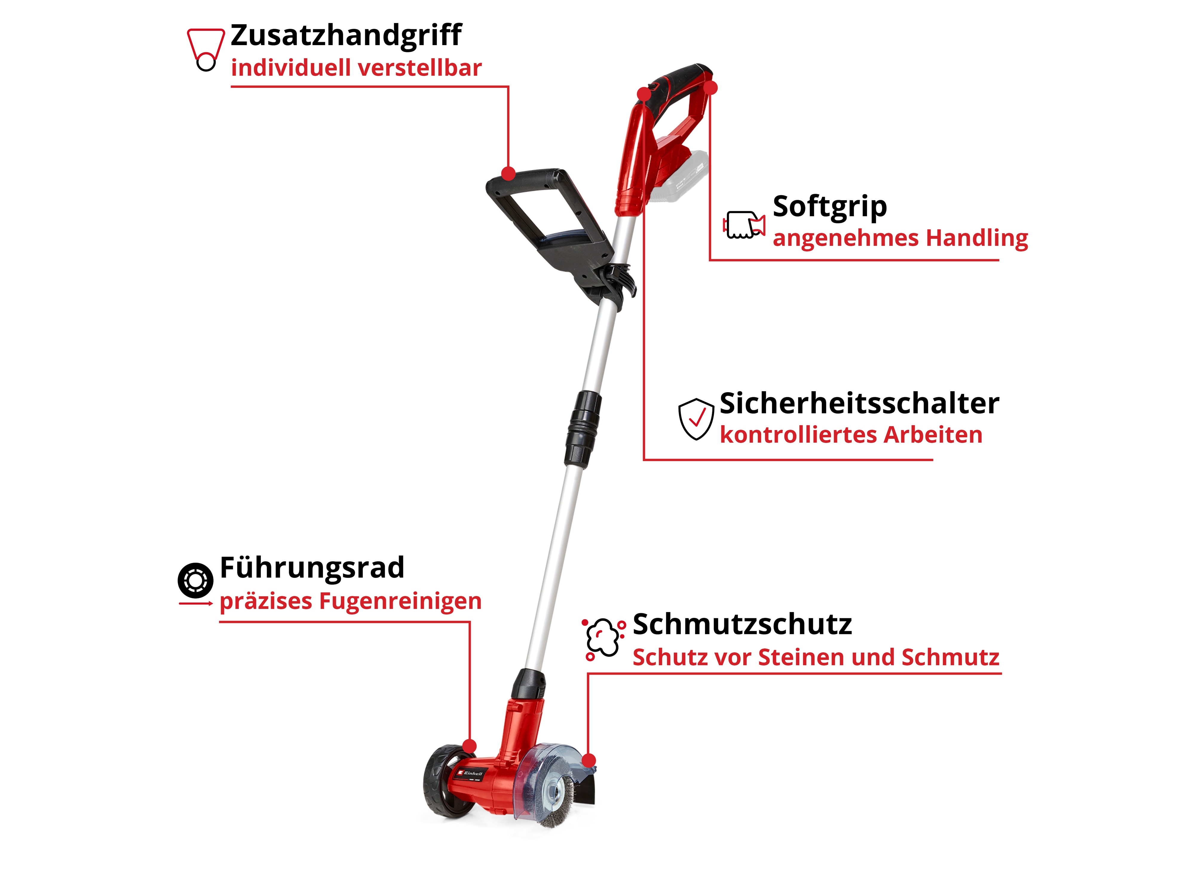 EINHELL Akku-Fugenreiniger GC-CC 18 Li Kit (1x 4,0 Ah) EINHELL Akku-Fugenreiniger GC-CC 18 Li Kit (1x 4,0 Ah)