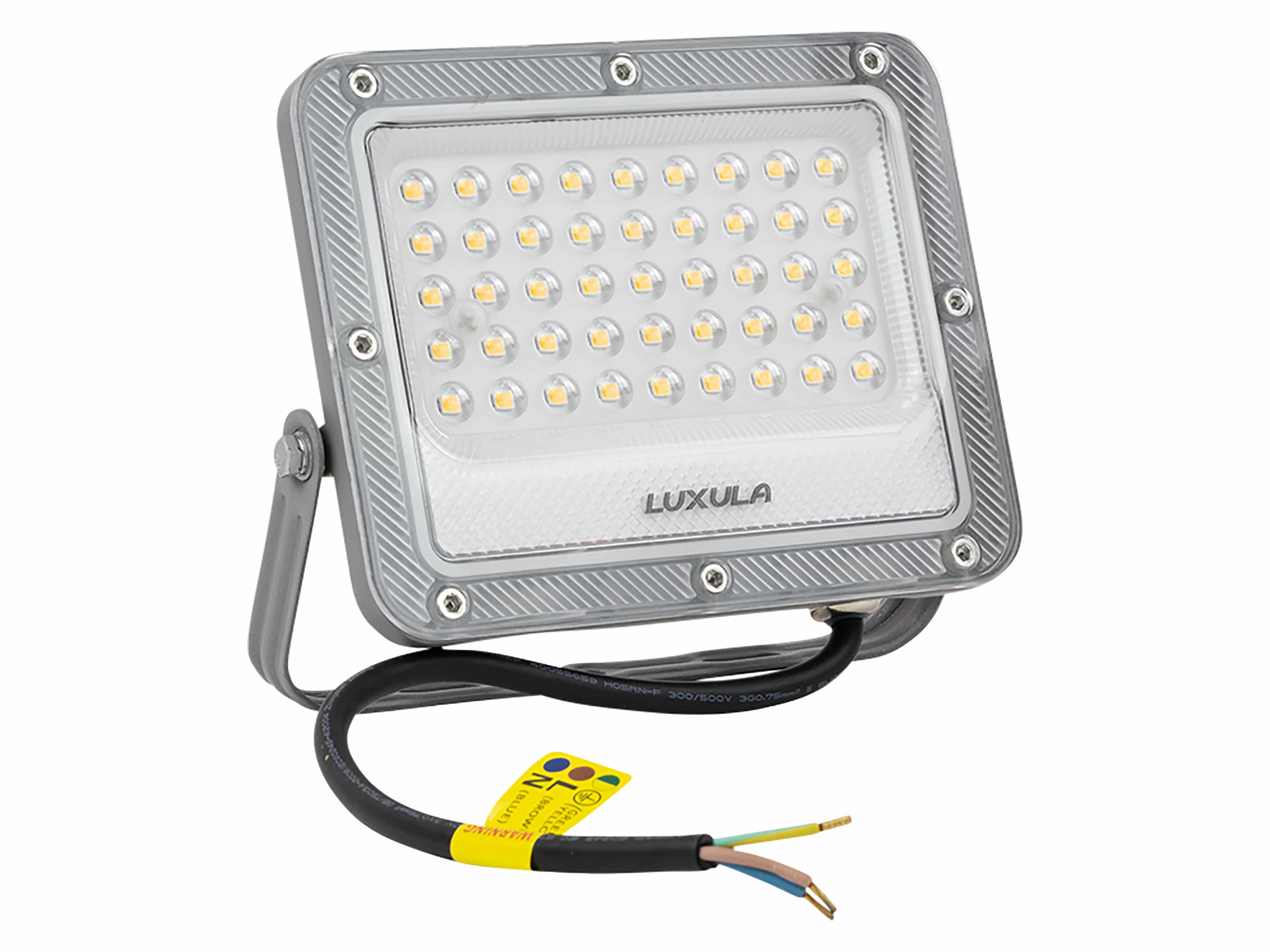 LUXULA LED-Fluter, EEK: E, 30W, 3900lm, 4000K, IP65, grau LUXULA LED-Fluter, EEK: E, 30W, 3900lm, 4000K, IP65, grau