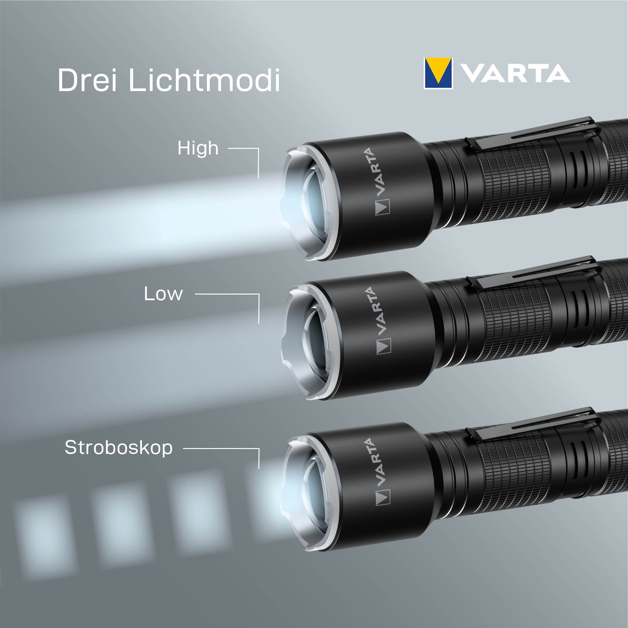 VARTA LED-Taschenlampe Aluminium Light Pro F30, 400 lm, Batteriebetrieb VARTA LED-Taschenlampe Aluminium Light Pro F30, 400 lm, Batteriebetrieb