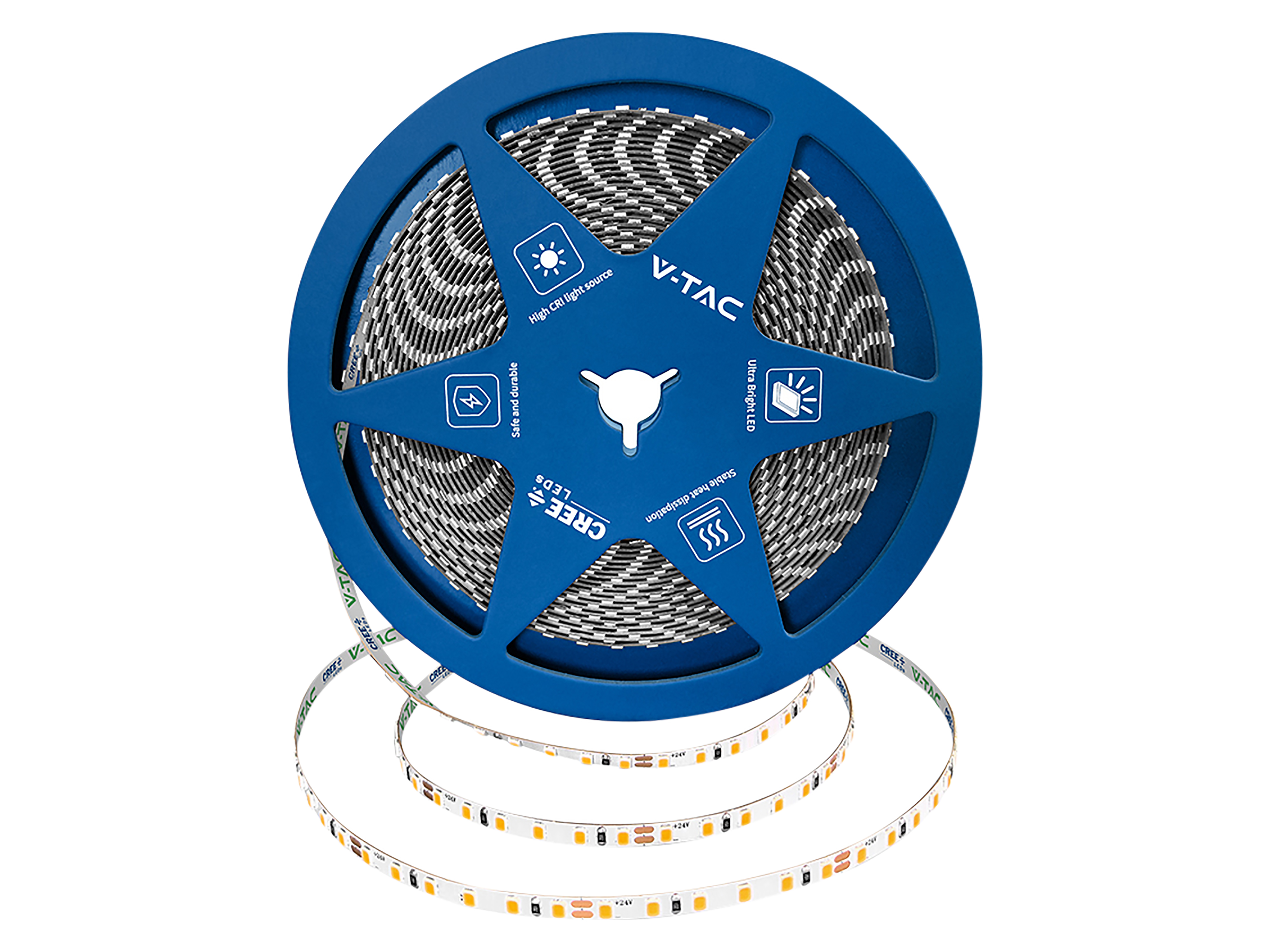 V-TAC LED-Stripe, VT-240826, 80W, 6500K, EEK: F, 7600lm, 24V,10m