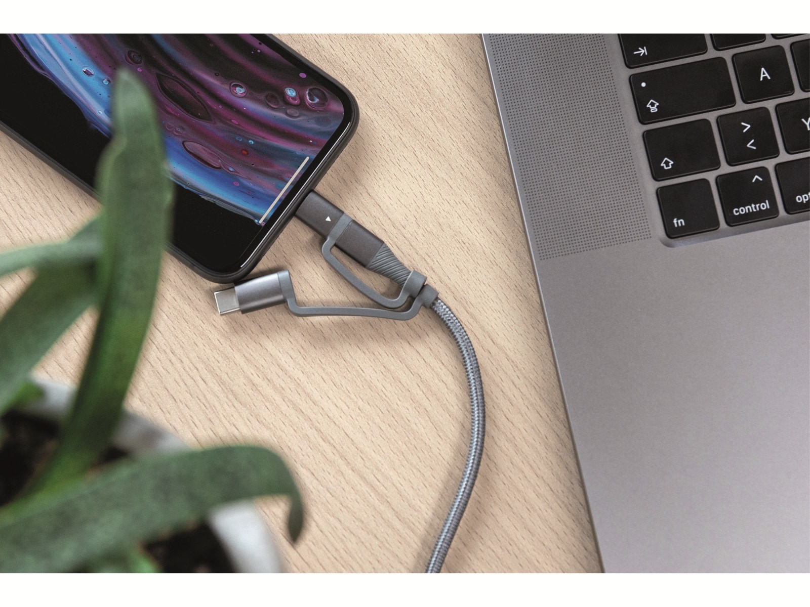 ANSMANN USB 3in1 Daten-/Ladekabel, 120 cm ANSMANN USB 3in1 Daten-/Ladekabel, 120 cm