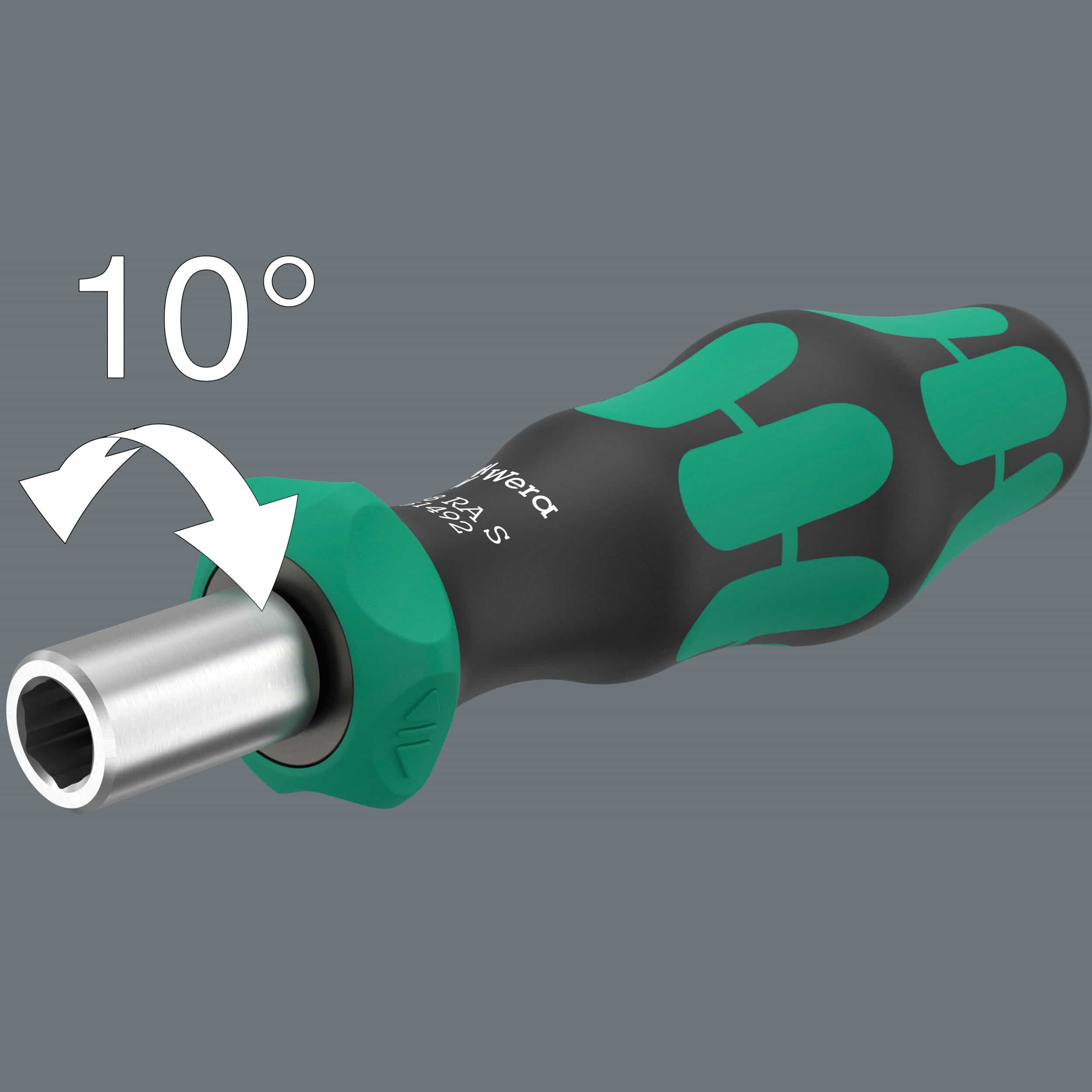 WERA Bits-Handhalter mit Ratschenfunktion, 838 RA S, 05051492001, 1/4" WERA Bits-Handhalter mit Ratschenfunktion, 838 RA S, 05051492001, 1/4"