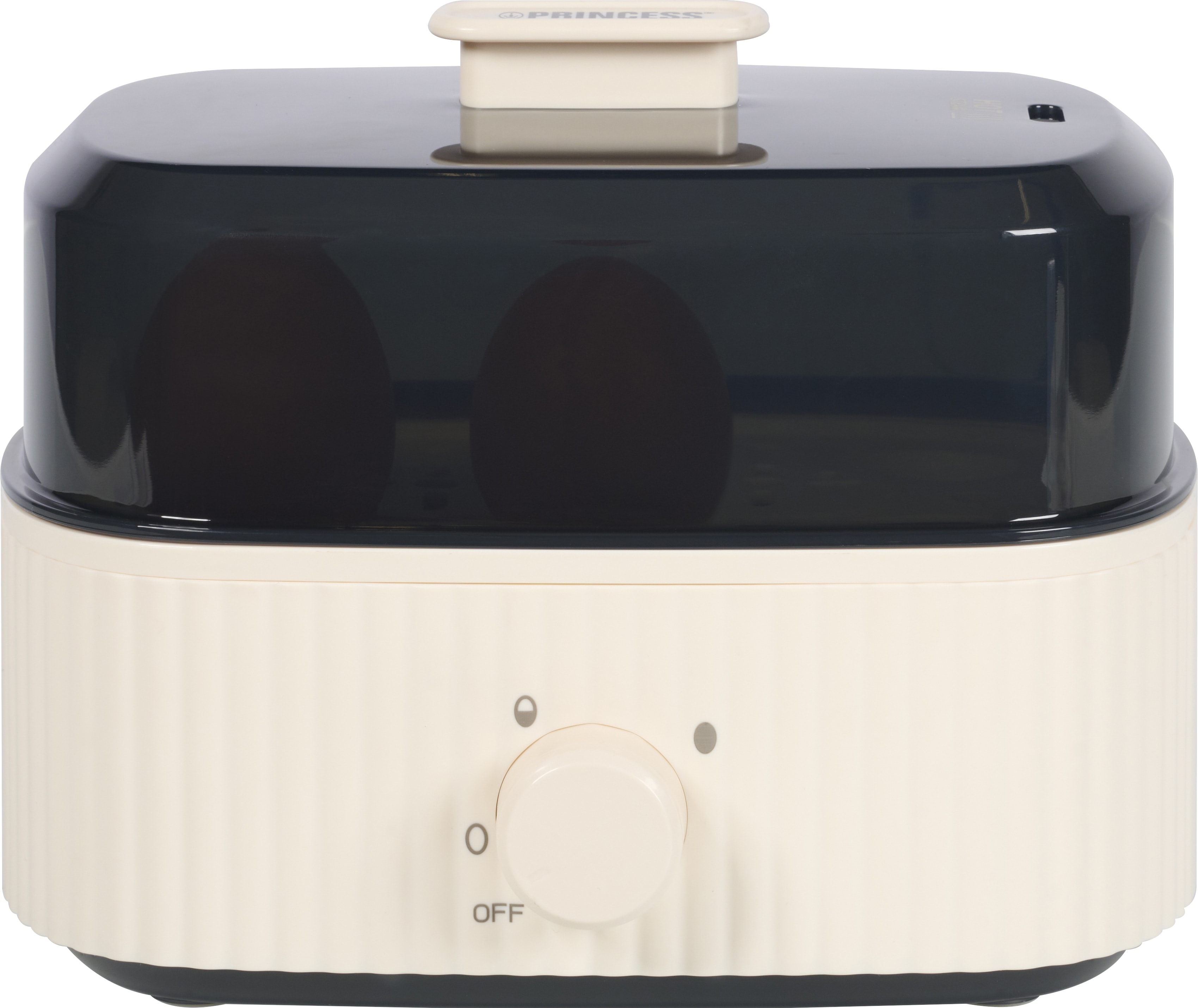PRINCESS Eierkocher Wave, 6 Eier, inklusive Messbecher, 300W, beige PRINCESS Eierkocher Wave, 6 Eier, inklusive Messbecher, 300W, beige