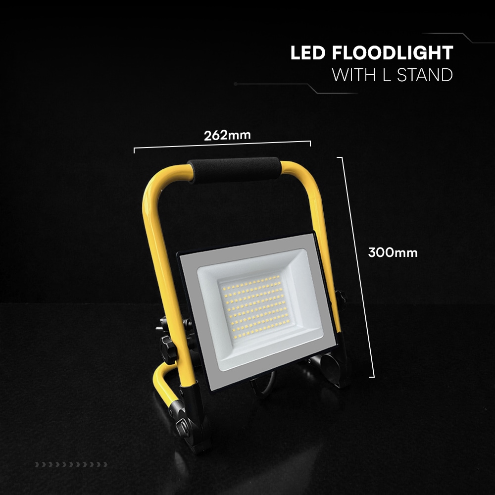 V-TAC LED-Arbeitsleuchte VT-242186, EEK: F, 50W, 5000lm, 4000k, 115° V-TAC LED-Arbeitsleuchte VT-242186, EEK: F, 50W, 5000lm, 4000k, 115°