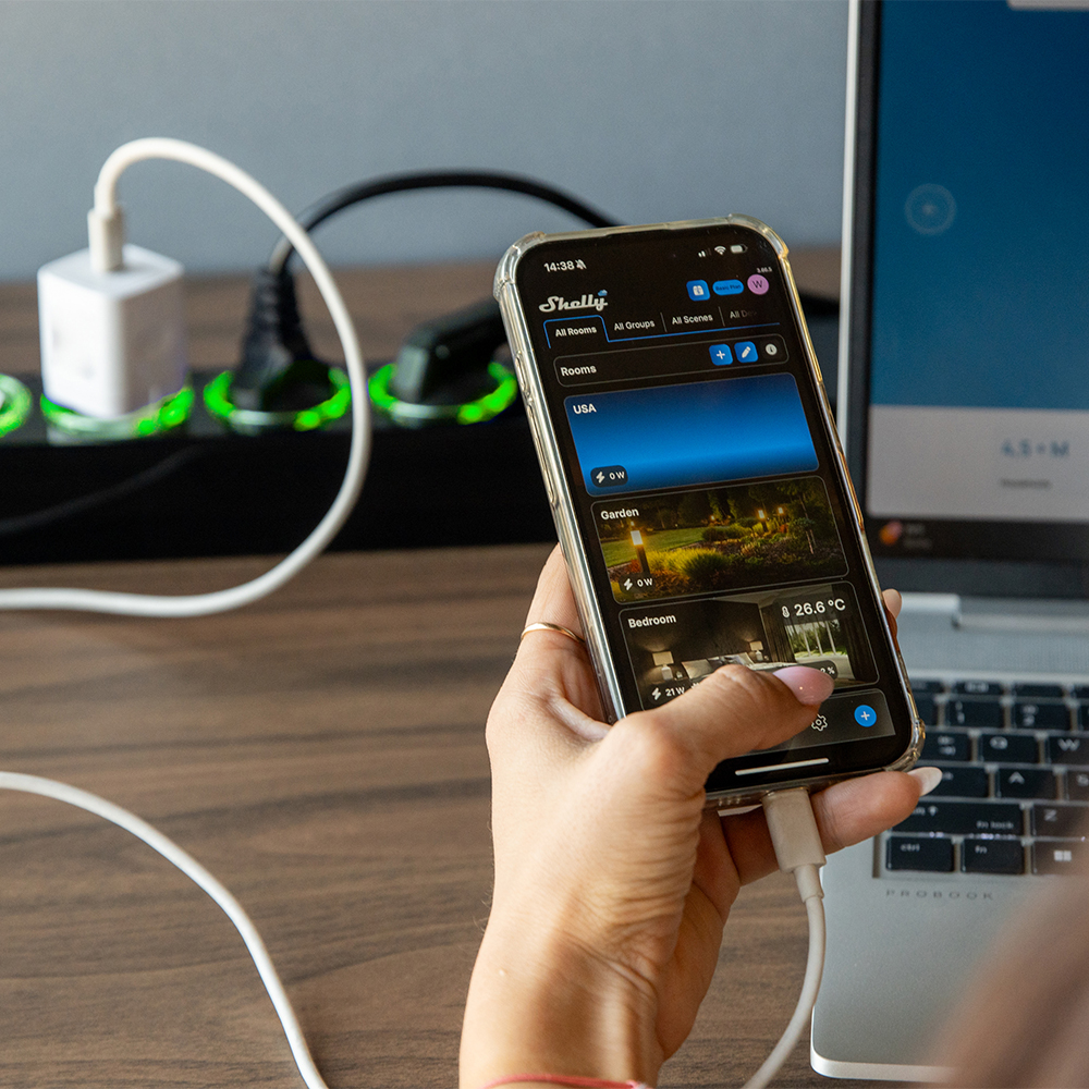 SHELLY Power Strip 4 Gen4, 4-fach Steckdosenleiste, schwarz, WiFi, Bluetooth, Zigbee, Matter, Apple HomeKit, Alexa SHELLY Power Strip 4 Gen4, 4-fach Steckdosenleiste, schwarz, WiFi, Bluetooth, Zigbee, Matter, Apple HomeKit, Alexa