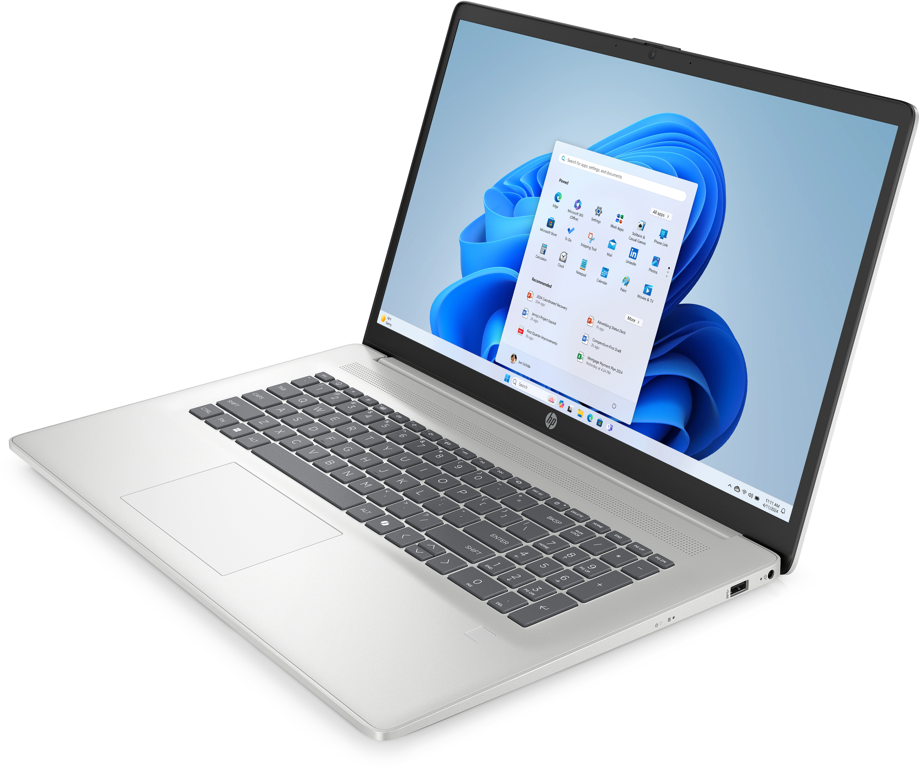 HP Notebook 17-cp2166ng, 439cm (17,3"), AMD Ryzen™ 5 7520U, FullHD, 16GB DDR5, 512GB SSD, Win 11 Home HP Notebook 17-cp2166ng, 439cm (17,3"), AMD Ryzen™ 5 7520U, FullHD, 16GB DDR5, 512GB SSD, Win 11 Home