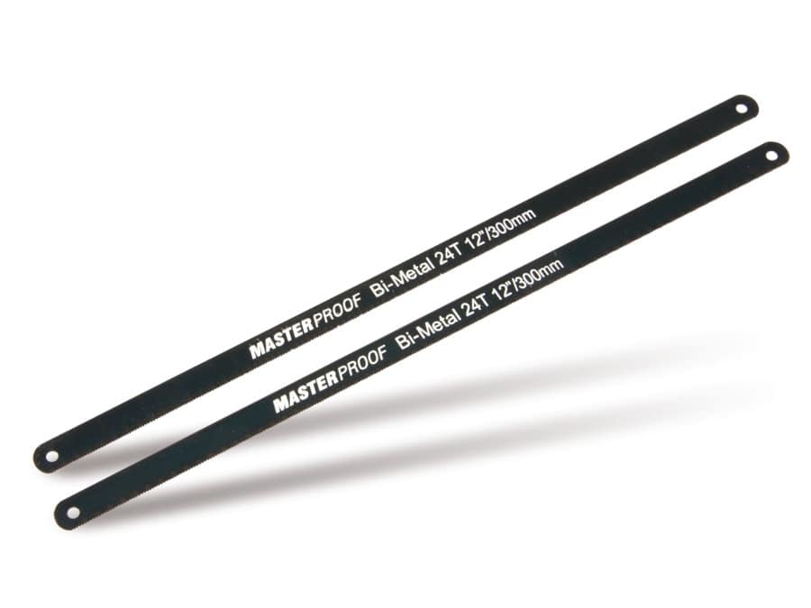 MASTERPROOF Bi-Metall Ersatz-Sägeblätter 24T, 300 mm, 2 Stück