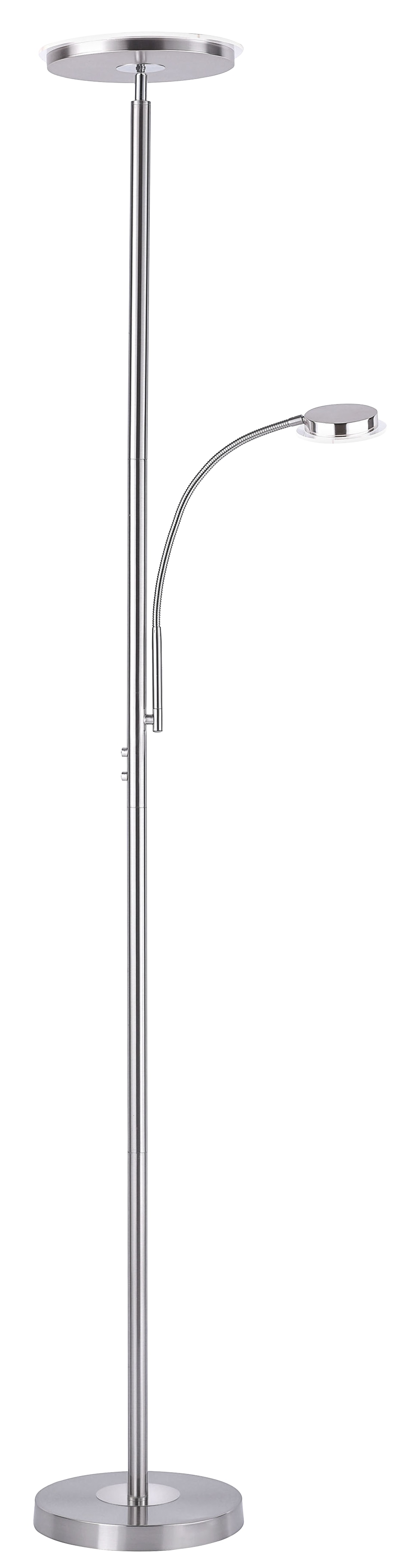 JUST LIGHT LED-Stehleuchte 11709-55 stahl, 25,5 W, 2900 lm, 3000 K JUST LIGHT LED-Stehleuchte 11709-55 stahl, 25,5 W, 2900 lm, 3000 K