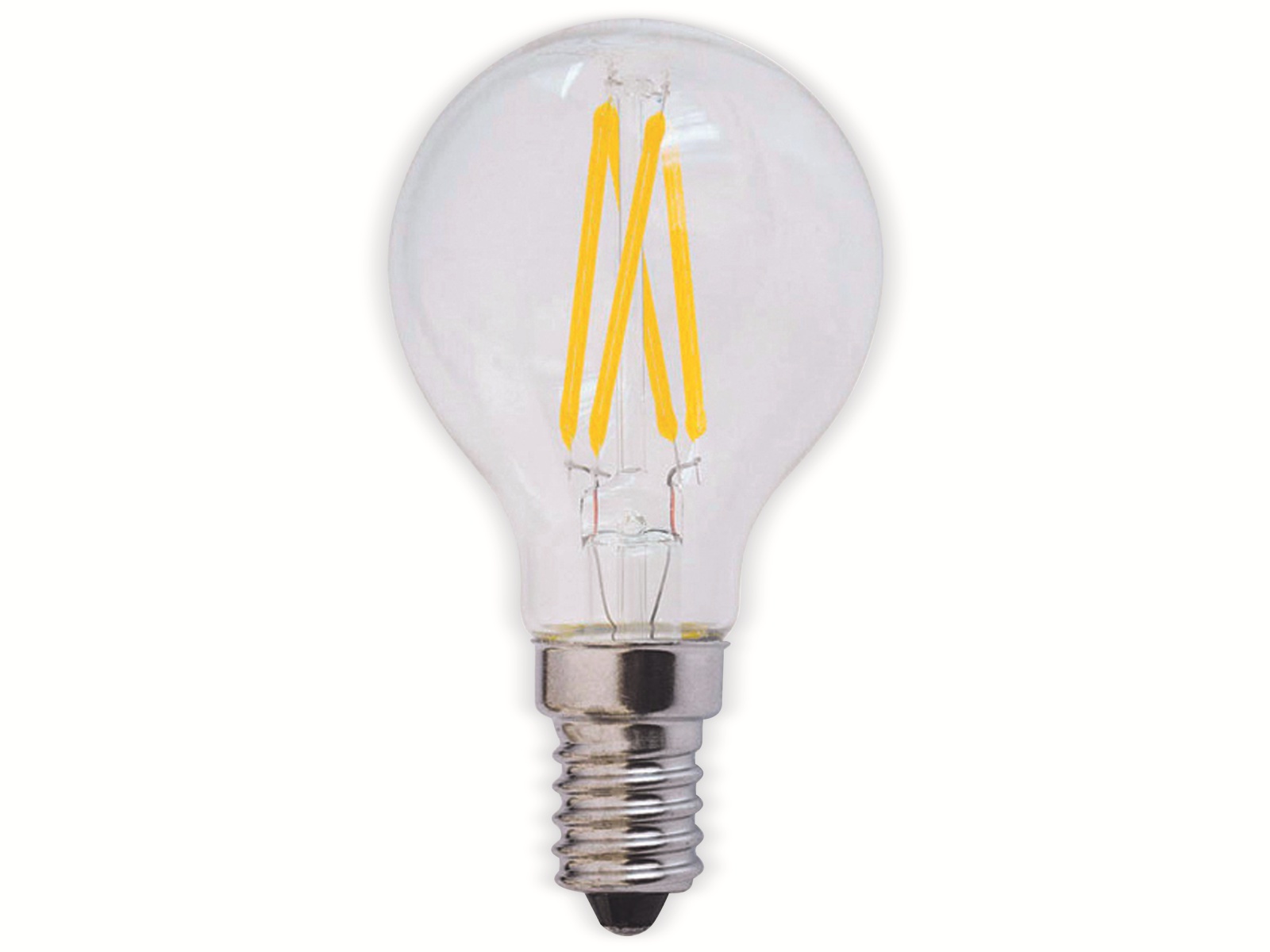 OPTONICA LED-Lampe 1478 Fil, E14, G45, EEK F, 4 W, 400 lm, 4500 K OPTONICA LED-Lampe 1478 Fil, E14, G45, EEK F, 4 W, 400 lm, 4500 K