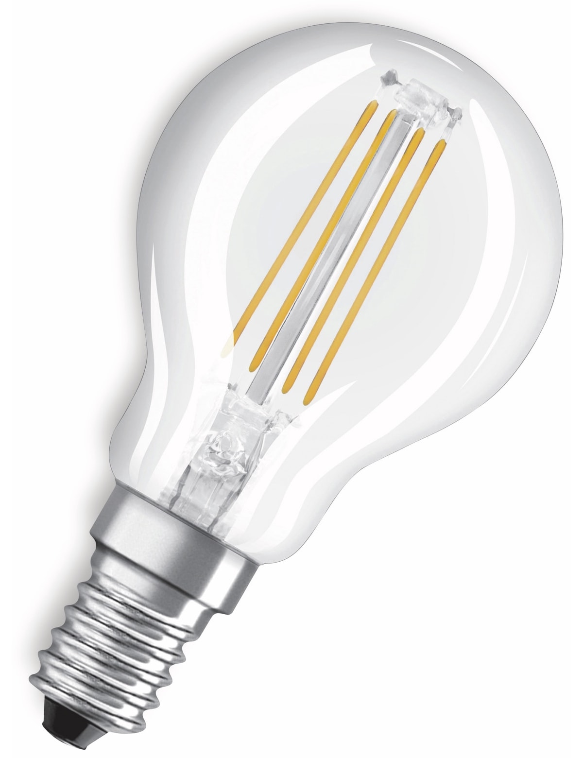 OSRAM LED-Lampe, E14, 5,9 W, 806 lm, 2700 K, P45 Klar, warmweiß OSRAM LED-Lampe, E14, 6,5 W, 806 lm, 2700 K