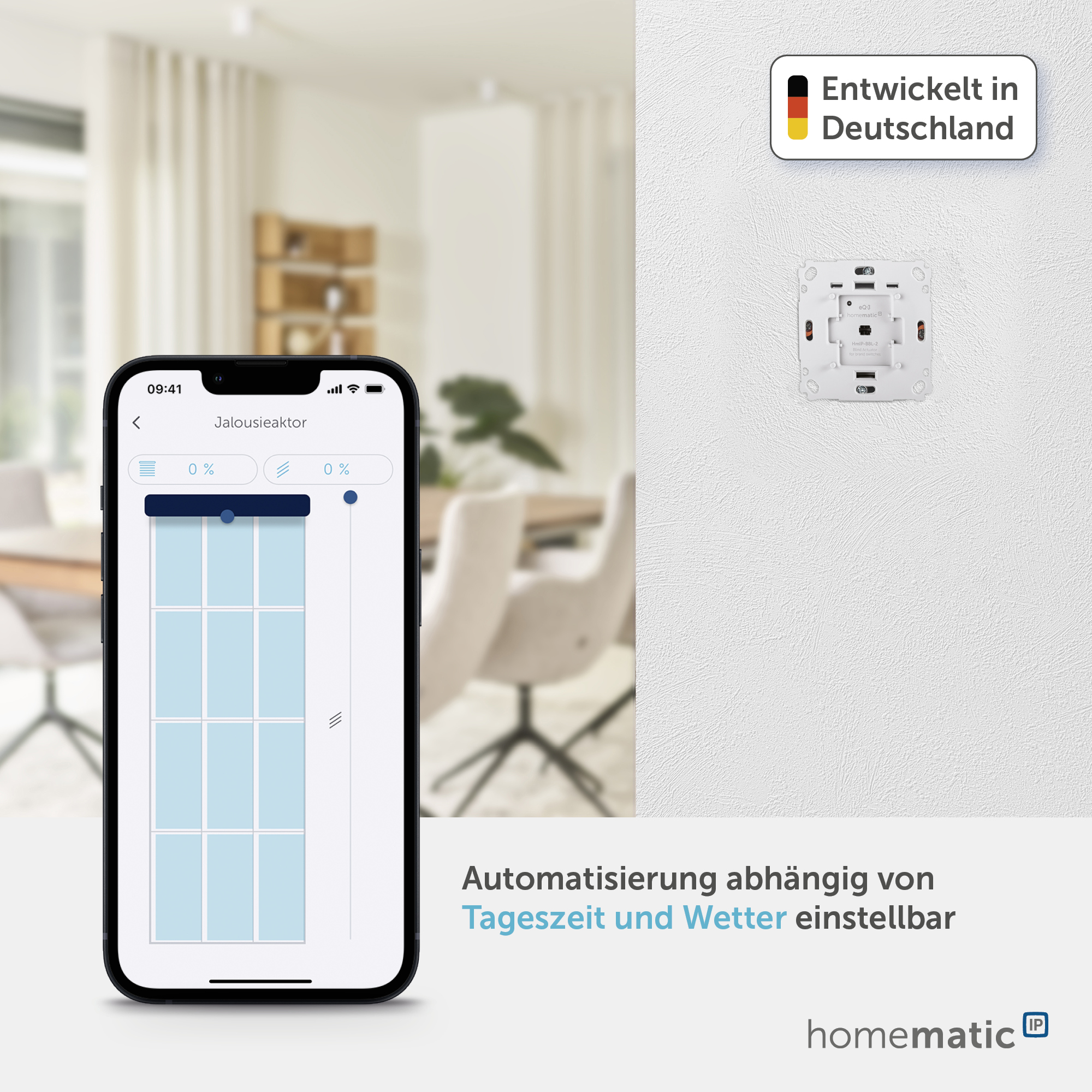 HOMEMATIC IP Smart Home 151333A0, Jalousieaktor HOMEMATIC IP Smart Home 151333A0, Jalousieaktor