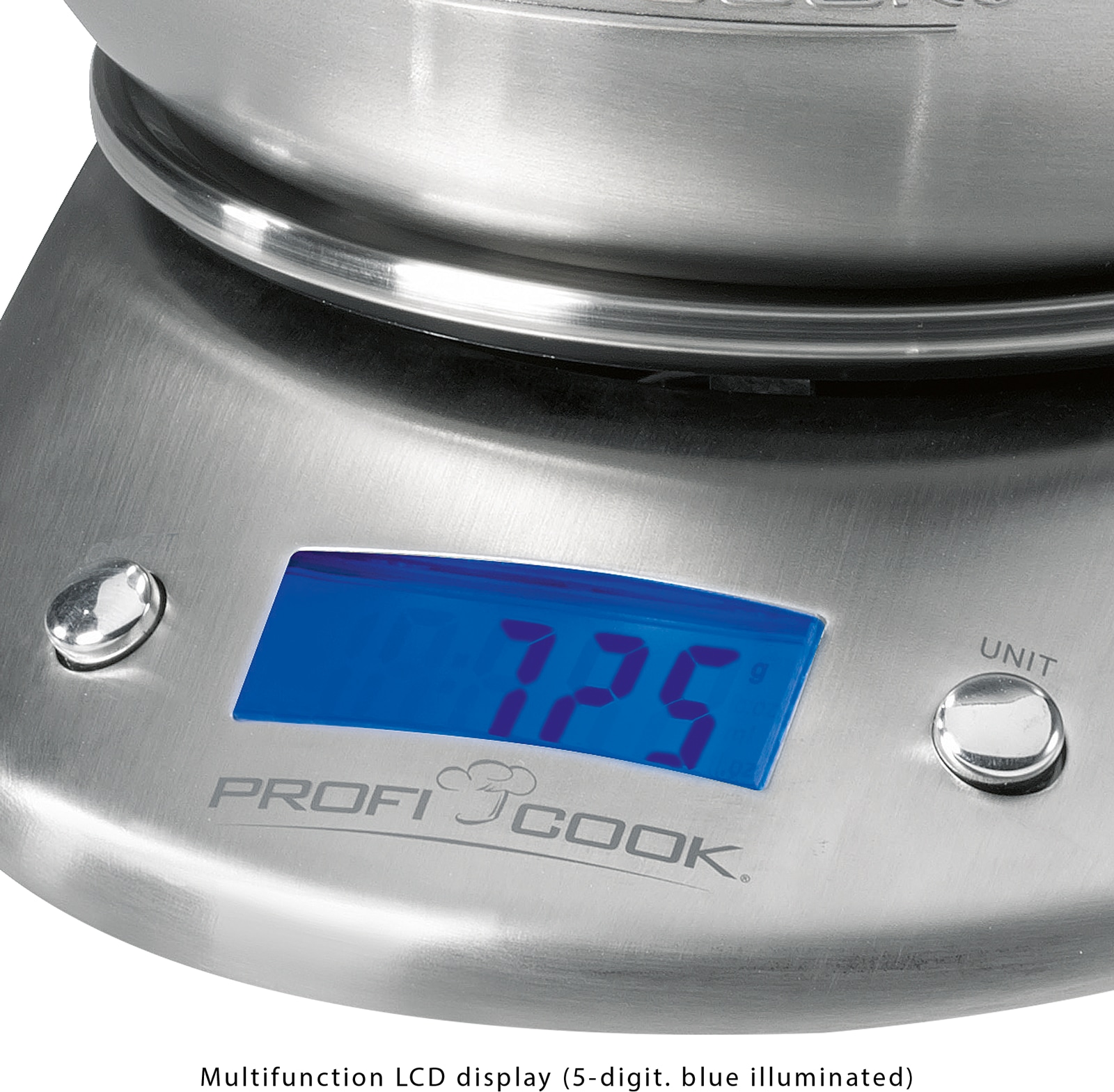 PROFI COOK Digitale Küchenwaage PC-KW 1040, inox PROFI COOK Digitale Küchenwaage PC-KW 1040, inox