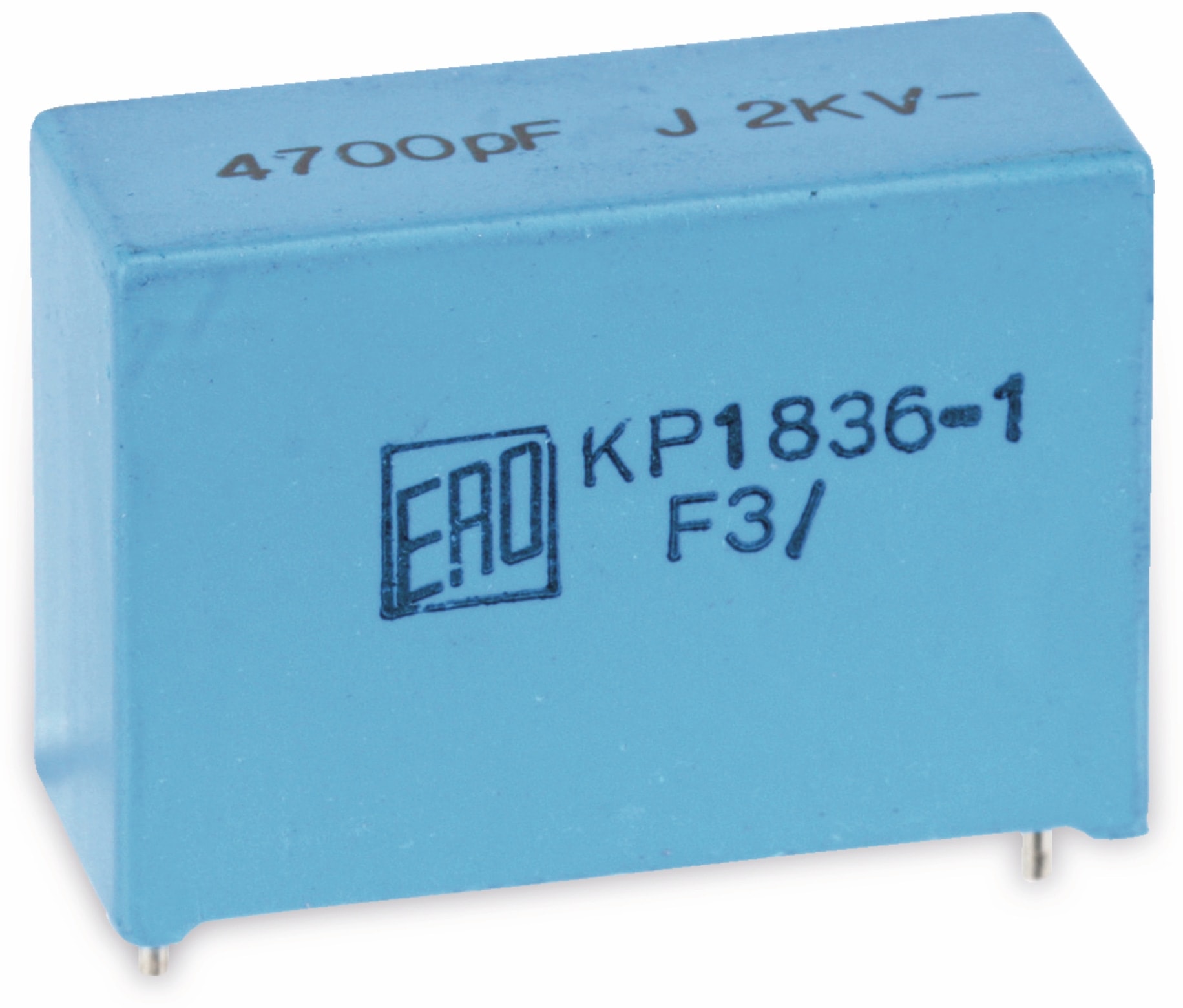 Kondensator, 4,7 nF, 2000 V, radial, RM 22,5 Kondensator, 4,7 nF, 2000 V, RM 22,5