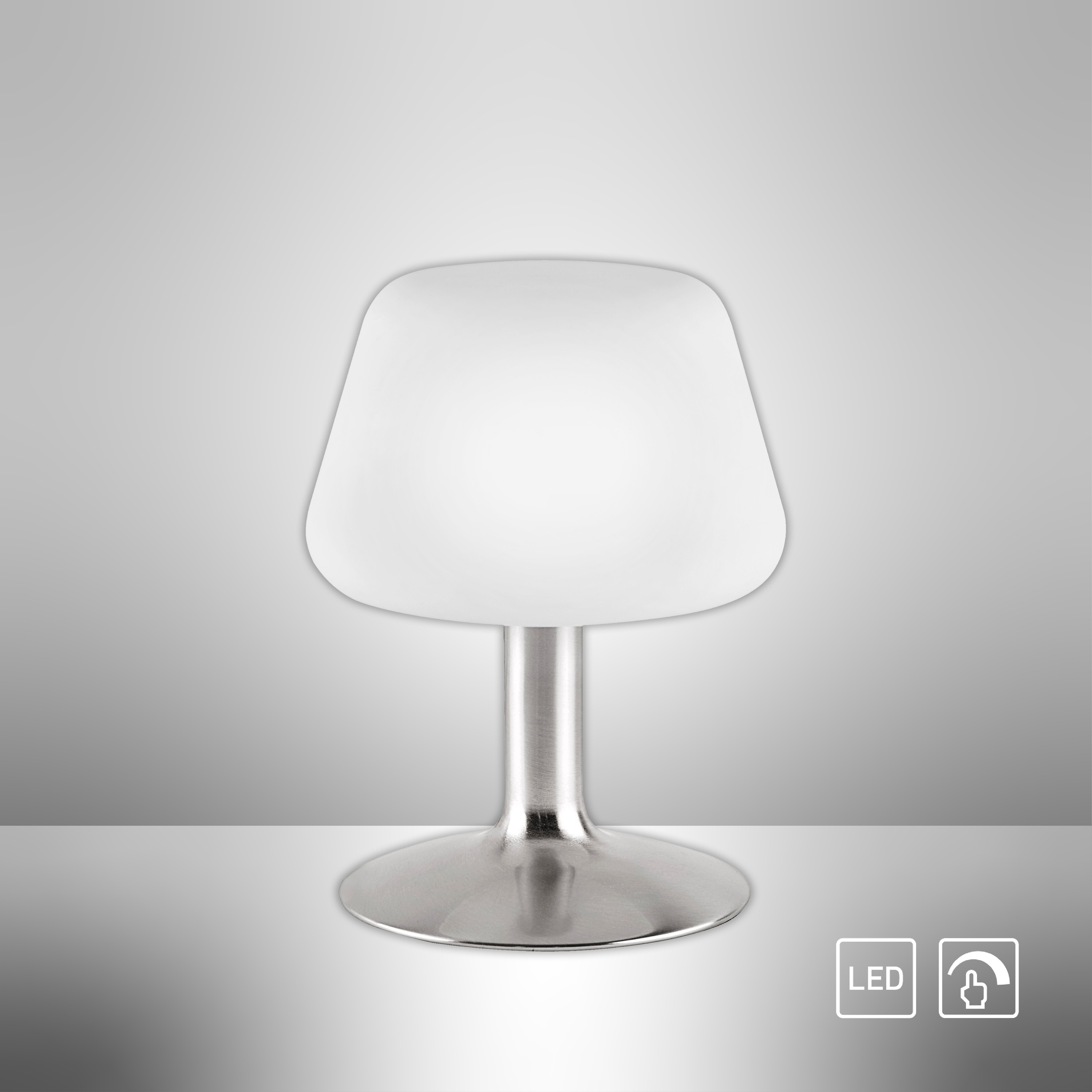 PAUL NEUHAUS LED-Tischleuchte 4078-55 stahl, 2,6 W, 265 lm, 3000 K PAUL NEUHAUS LED-Tischleuchte 4078-55 stahl, 2,6 W, 265 lm, 3000 K