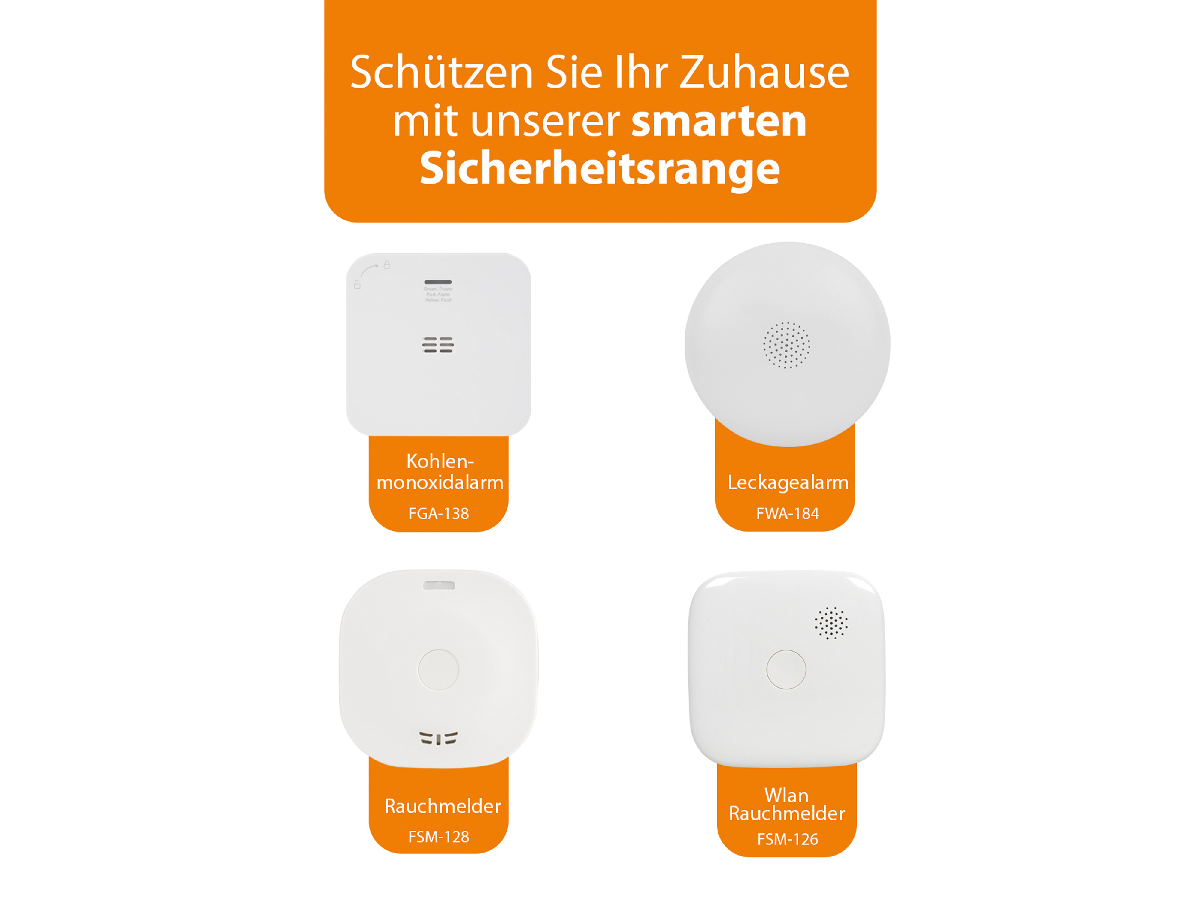 SMARTWARES Rauchmelder FSM-126, WLAN SMARTWARES Rauchmelder FSM-126, WLAN