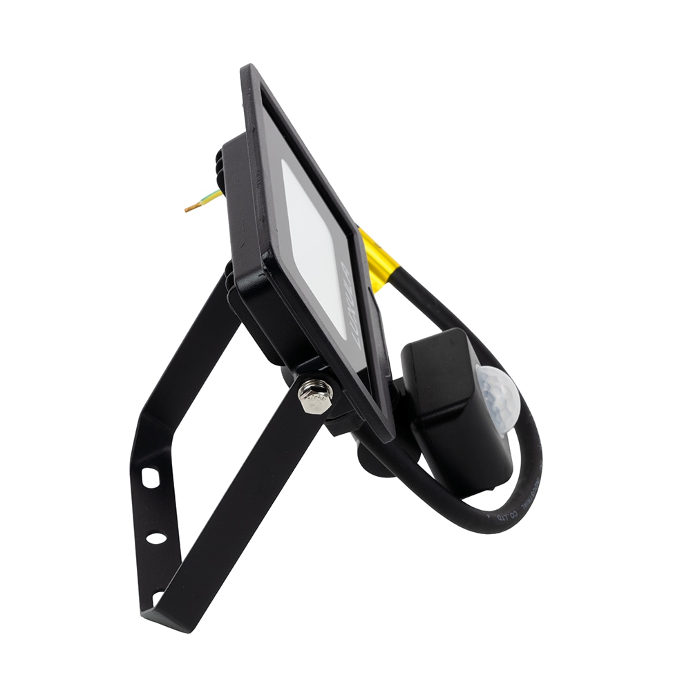 LUXULA LED-Fluter mit Bewegungsmelder, EEK: F, 10W, 1000lm, 3000K, schwarz