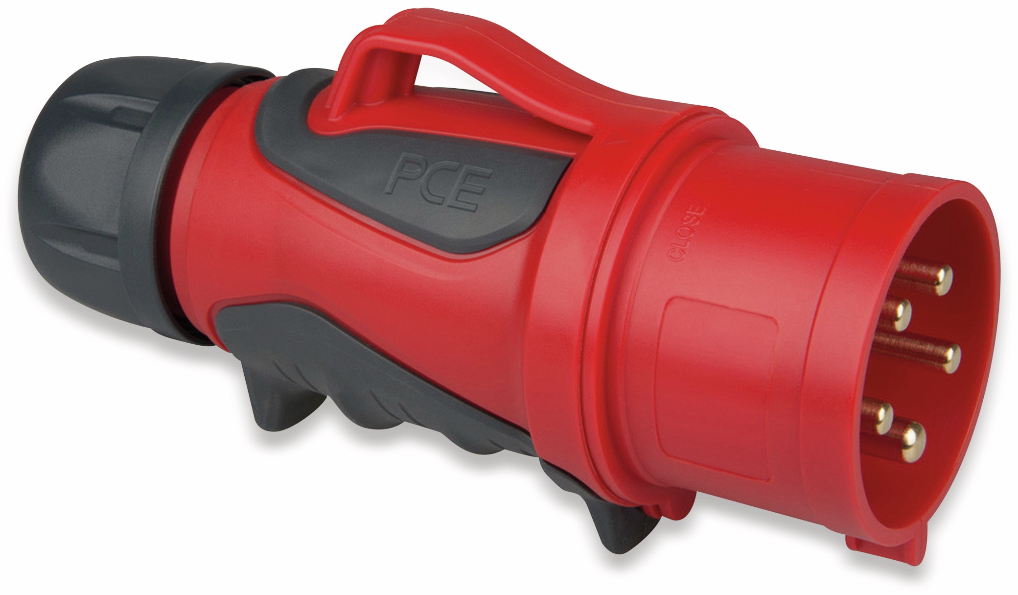 PCE CEE-Stecker GRIP, 32 A, 5-polig PCE CEE-Stecker GRIP, 32 A, 5-polig