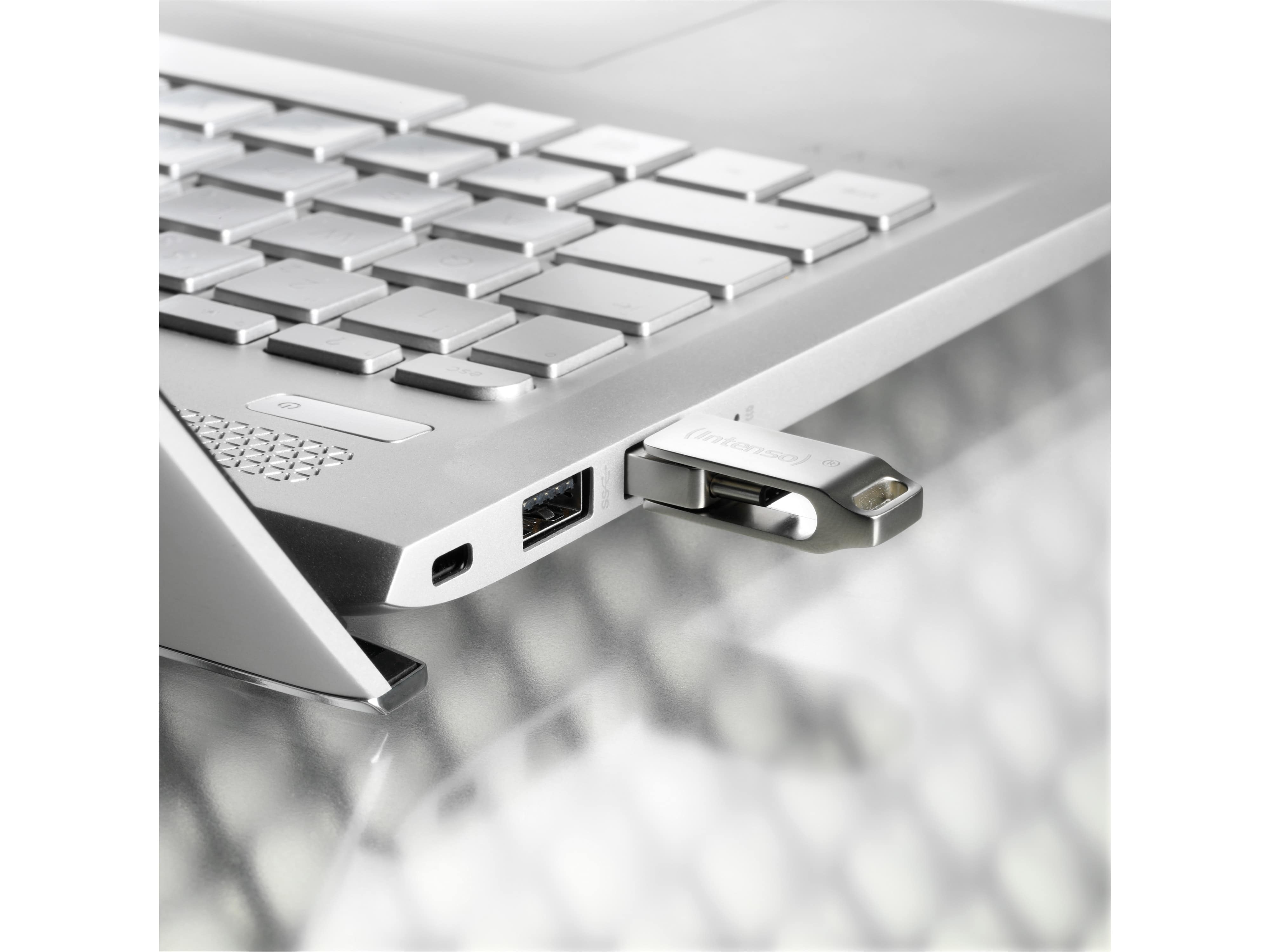 INTENSO USB-C-Stick cMobile Line 3536491 USB 3.2 128GB INTENSO USB 3.2 cMobile Line, 128 GB, silber