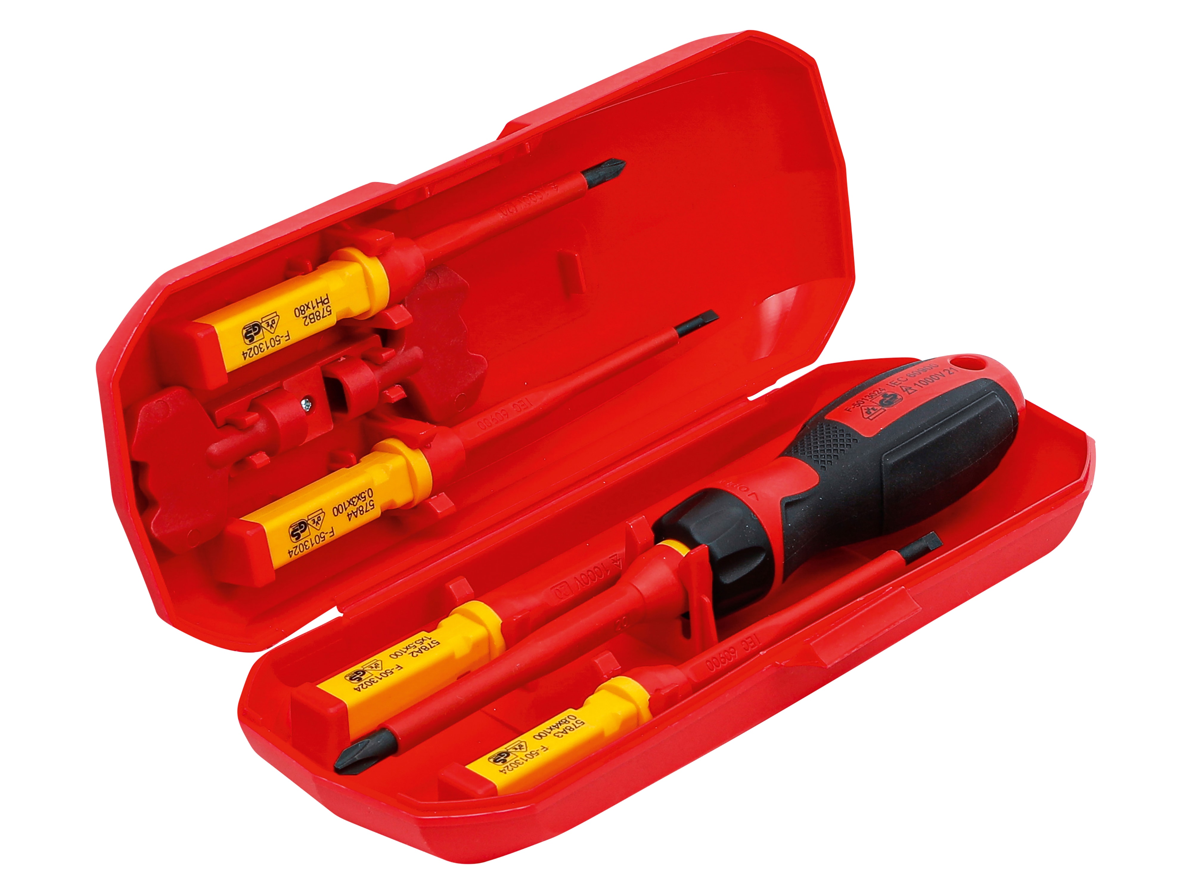 BGS TECHNIC VDE-Schraubendreher-Satz, 35813, mit Wechselklingen, 8-teilig BGS TECHNIC VDE-Schraubendreher-Satz, 35813, mit Wechselklingen, 8-teilig