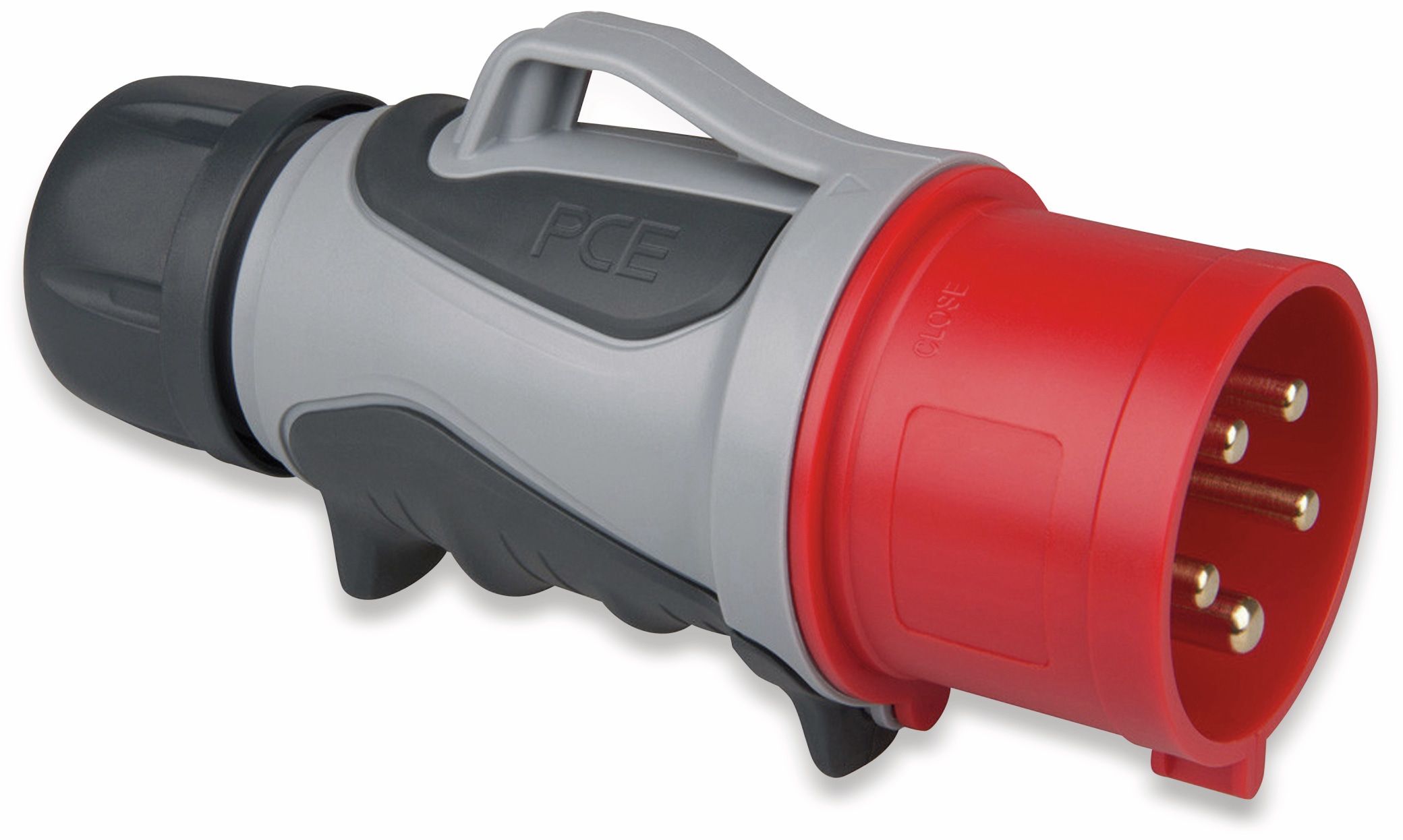 PCE CEE-Stecker GRIP TT, 32 A, 5-polig PCE CEE-Stecker GRIP TT, 32 A, 5-polig
