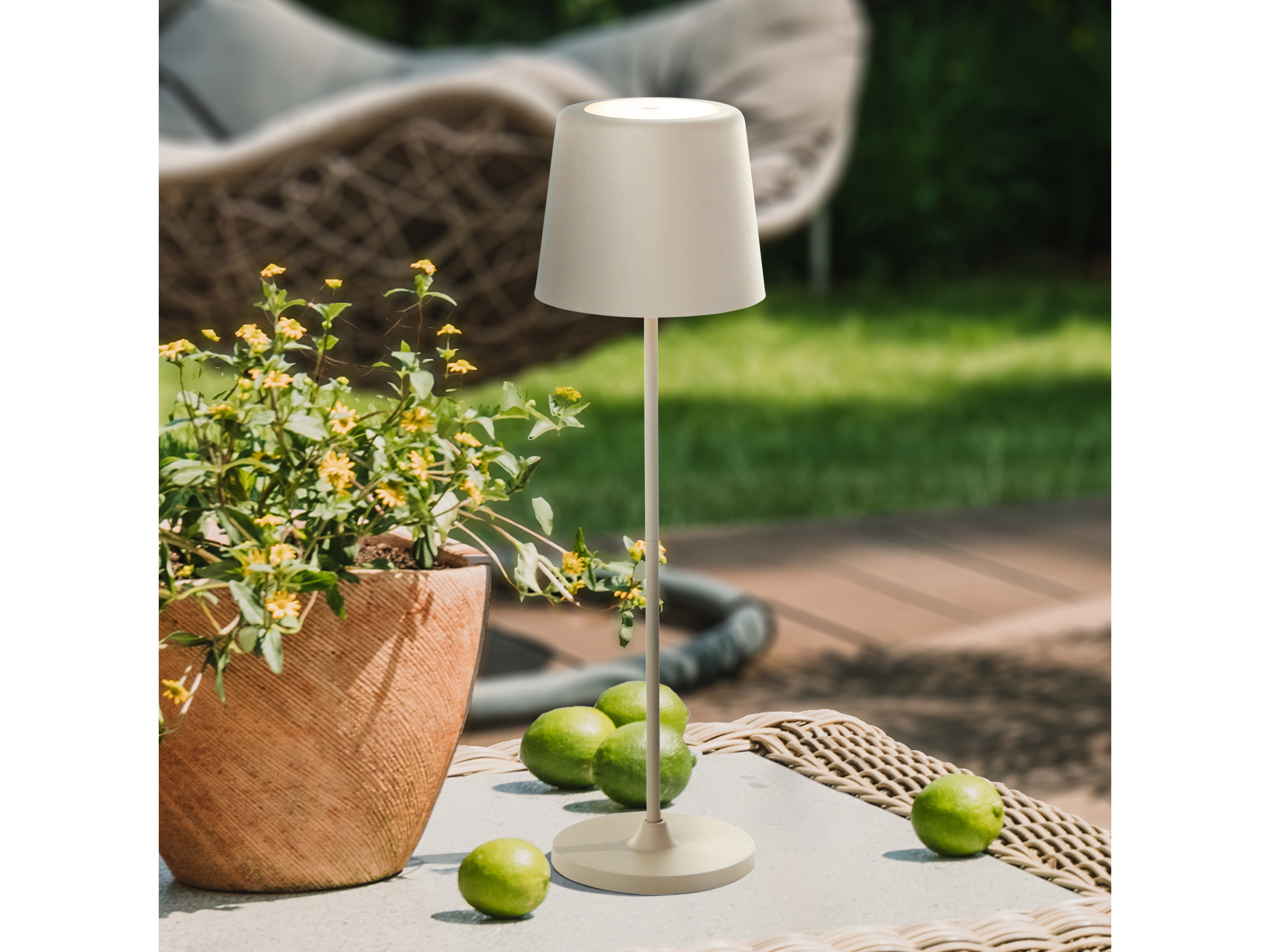 BRILLIANT LED-Akku-Tischleuchte Kaami, 2 W, 310 lm, 3000 K, beige, 2er Set BRILLIANT LED-Akku-Tischleuchte Kaami, 2 W, 310 lm, 3000 K, beige, 2er Set